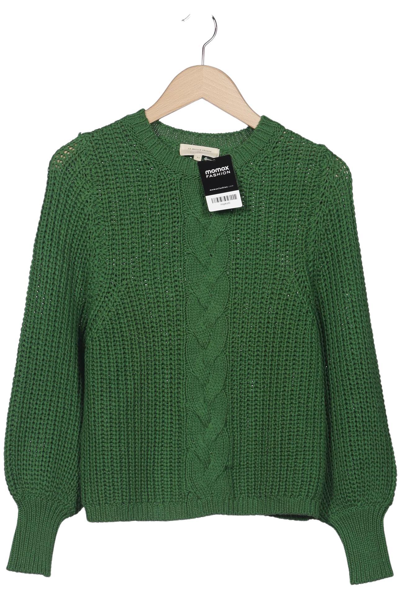 

Sezane Damen Pullover, grün, Gr. 34