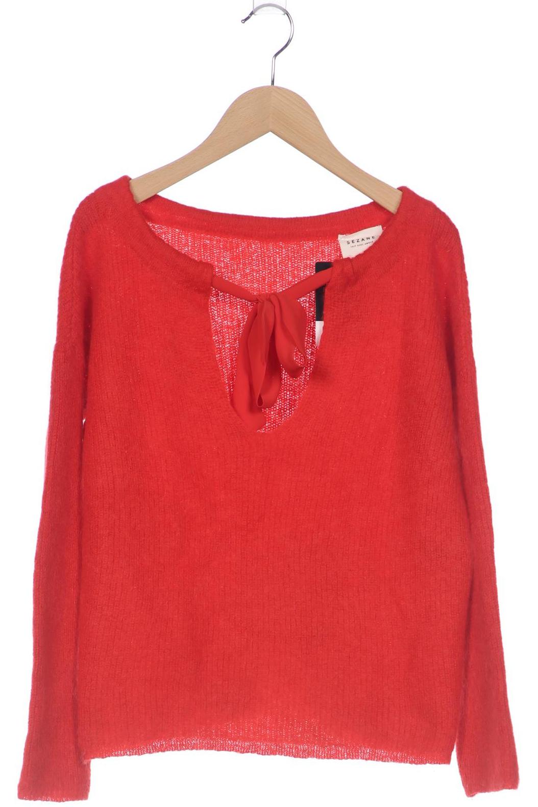 

Sezane Damen Pullover, rot, Gr. 36