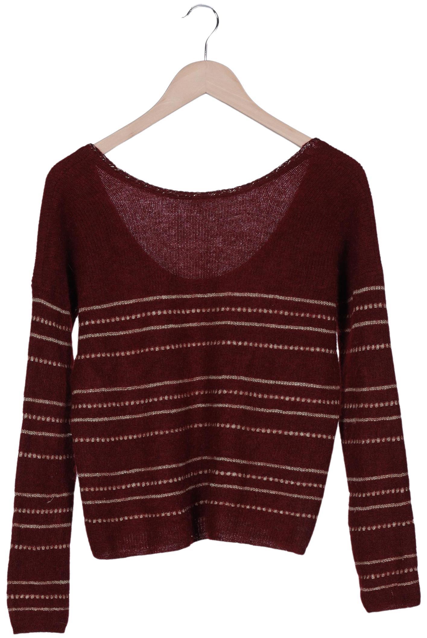 

Sezane Damen Pullover, bordeaux, Gr. 34