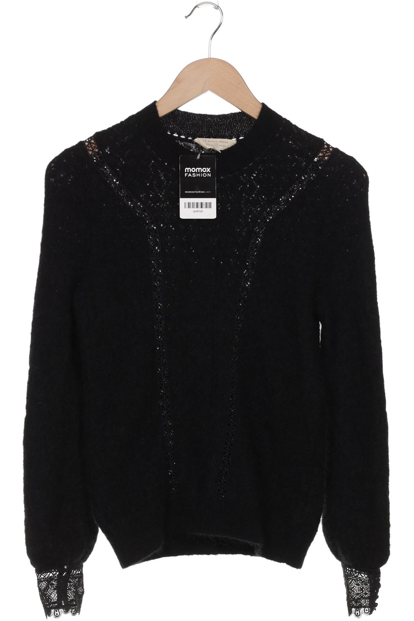 

Sezane Damen Pullover, schwarz, Gr. 34