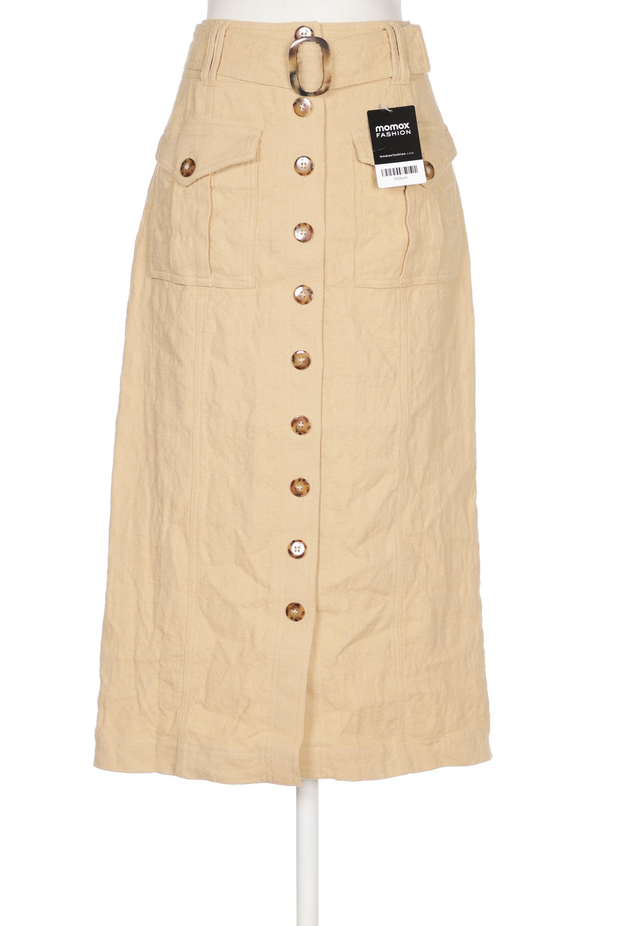 

Sezane Damen Rock, beige, Gr. 36