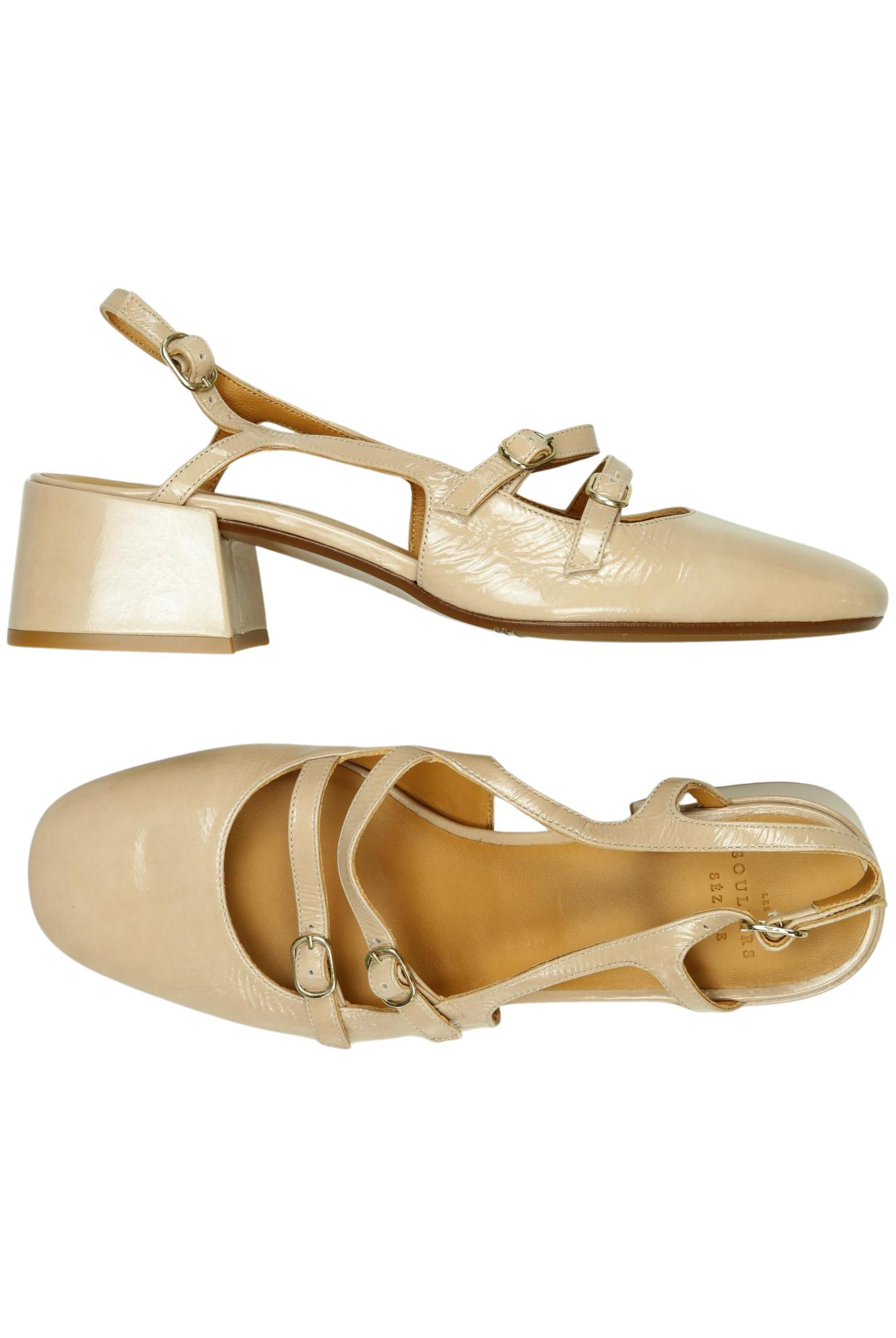 

Sezane Damen Sandale, beige, Gr. 39