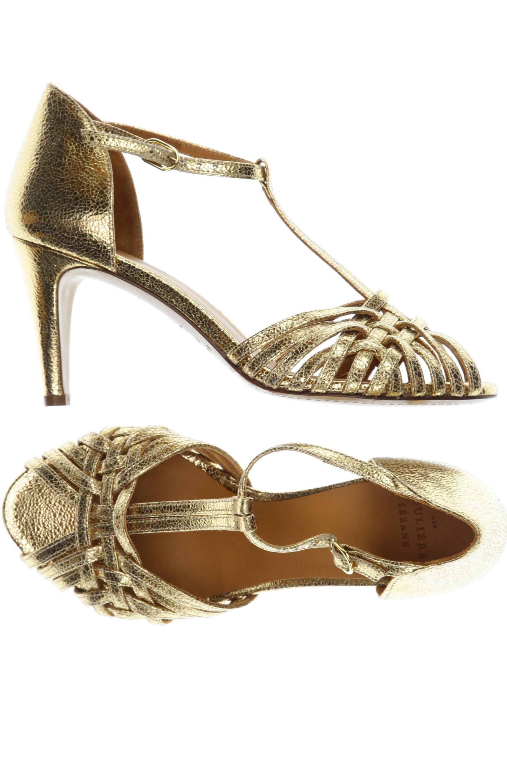 

Sezane Damen Sandale, gold, Gr. 38