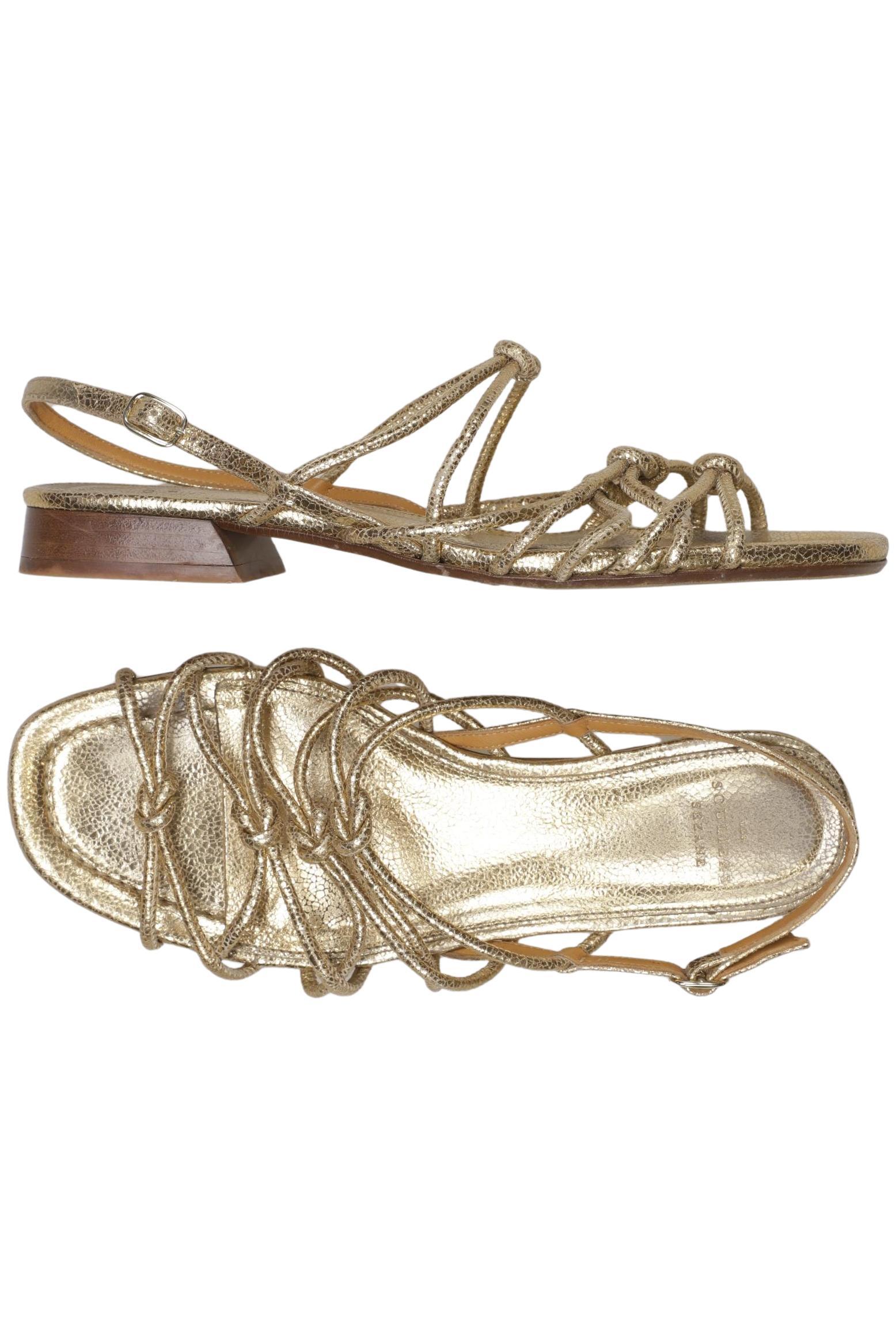 

Sezane Damen Sandale, gold, Gr. 38