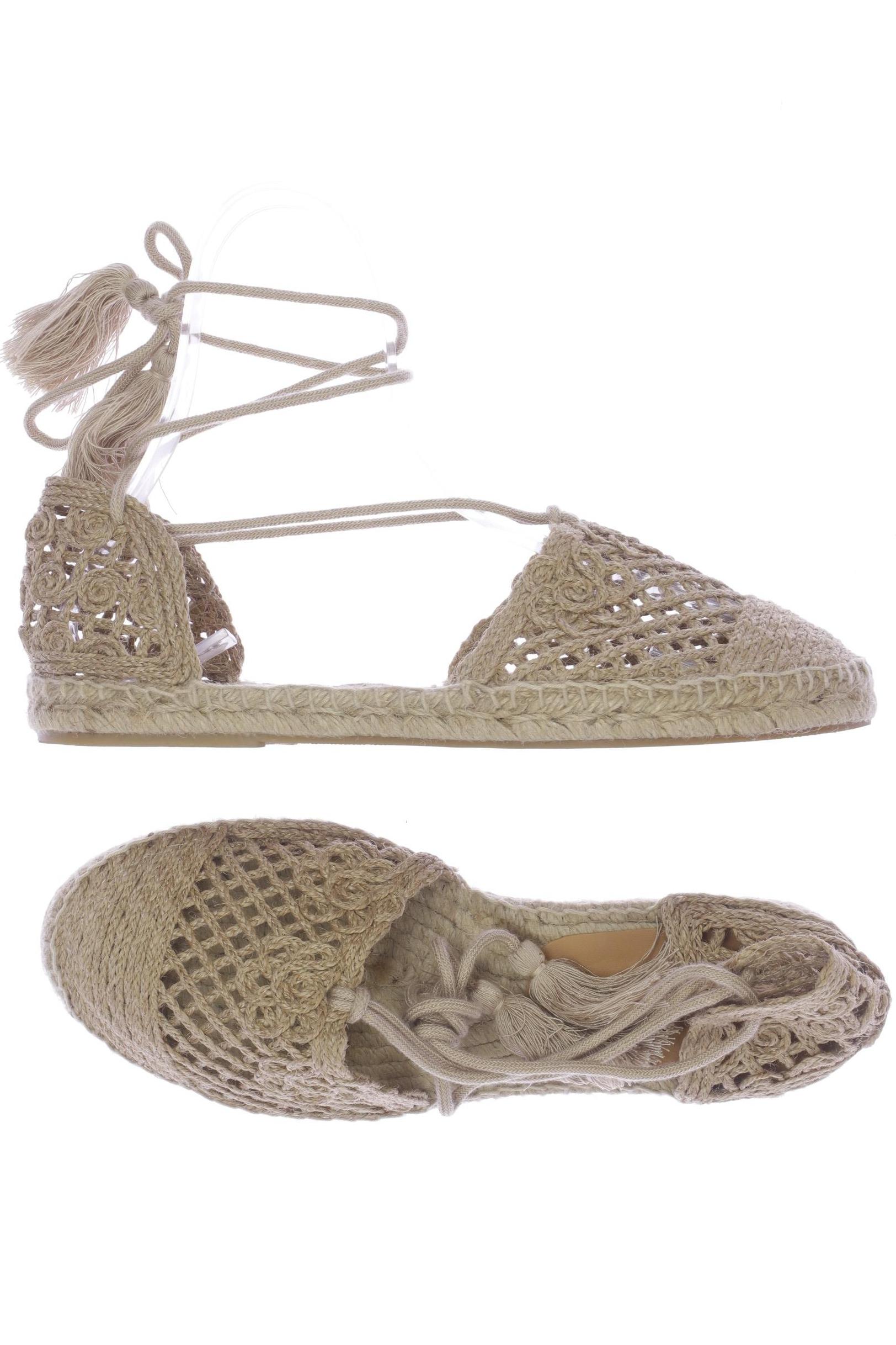 

Sezane Damen Sandale, beige, Gr. 40