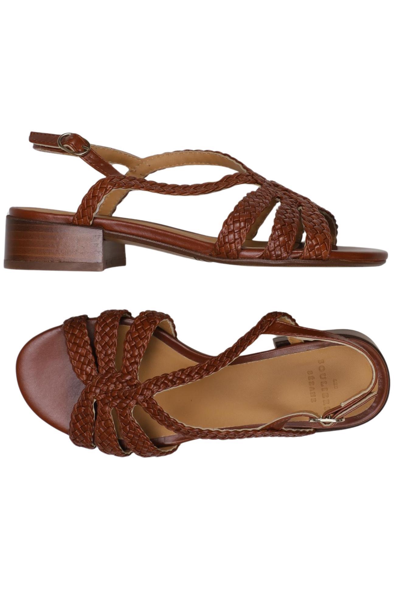 

Sezane Damen Sandale, braun, Gr. 35