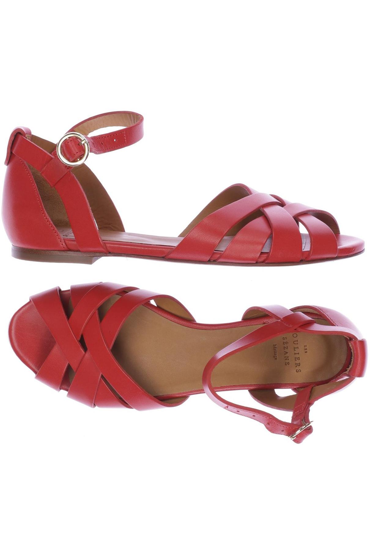 

Sezane Damen Sandale, rot, Gr. 38