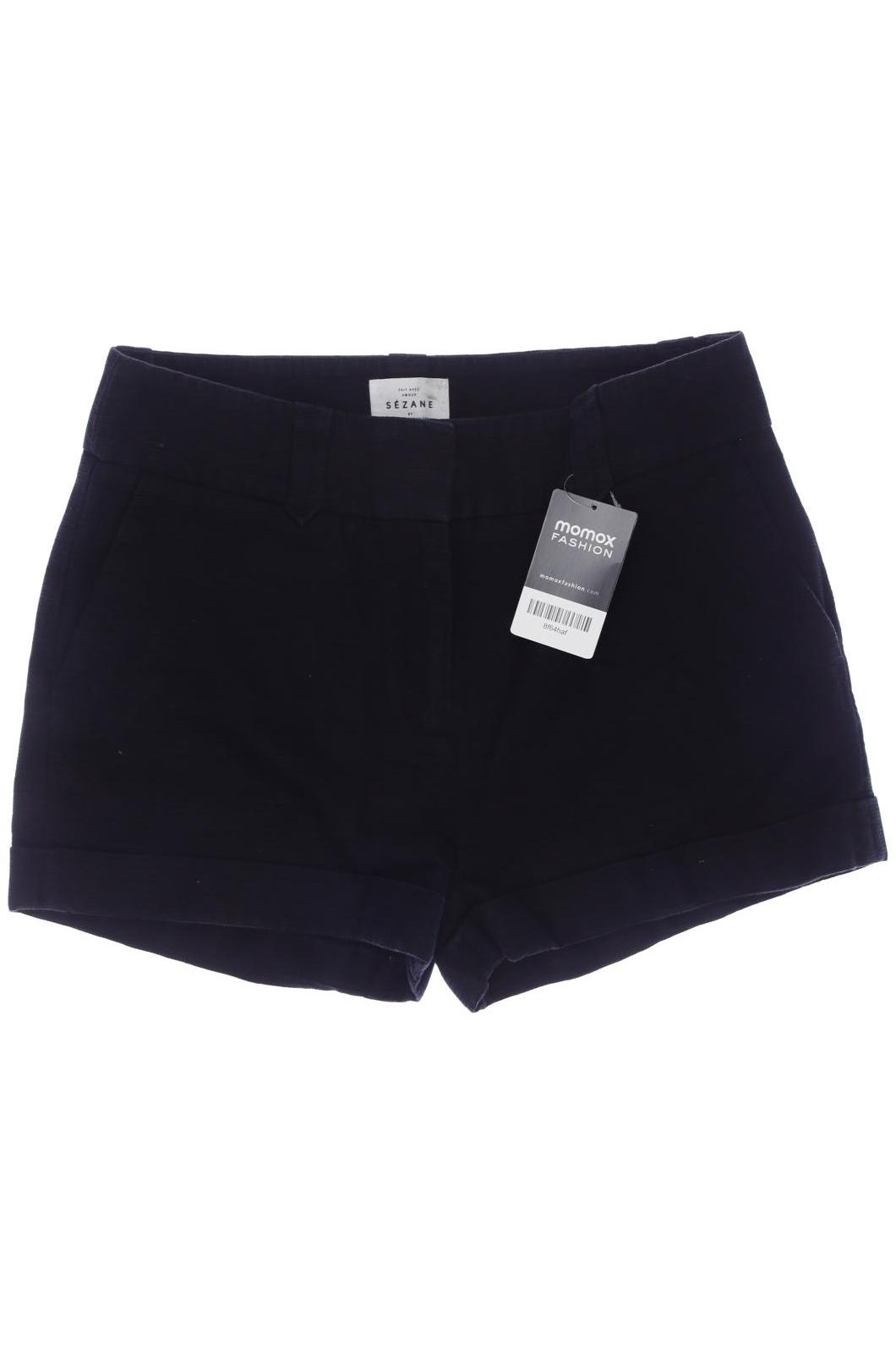 

Sezane Damen Shorts, schwarz, Gr. 38