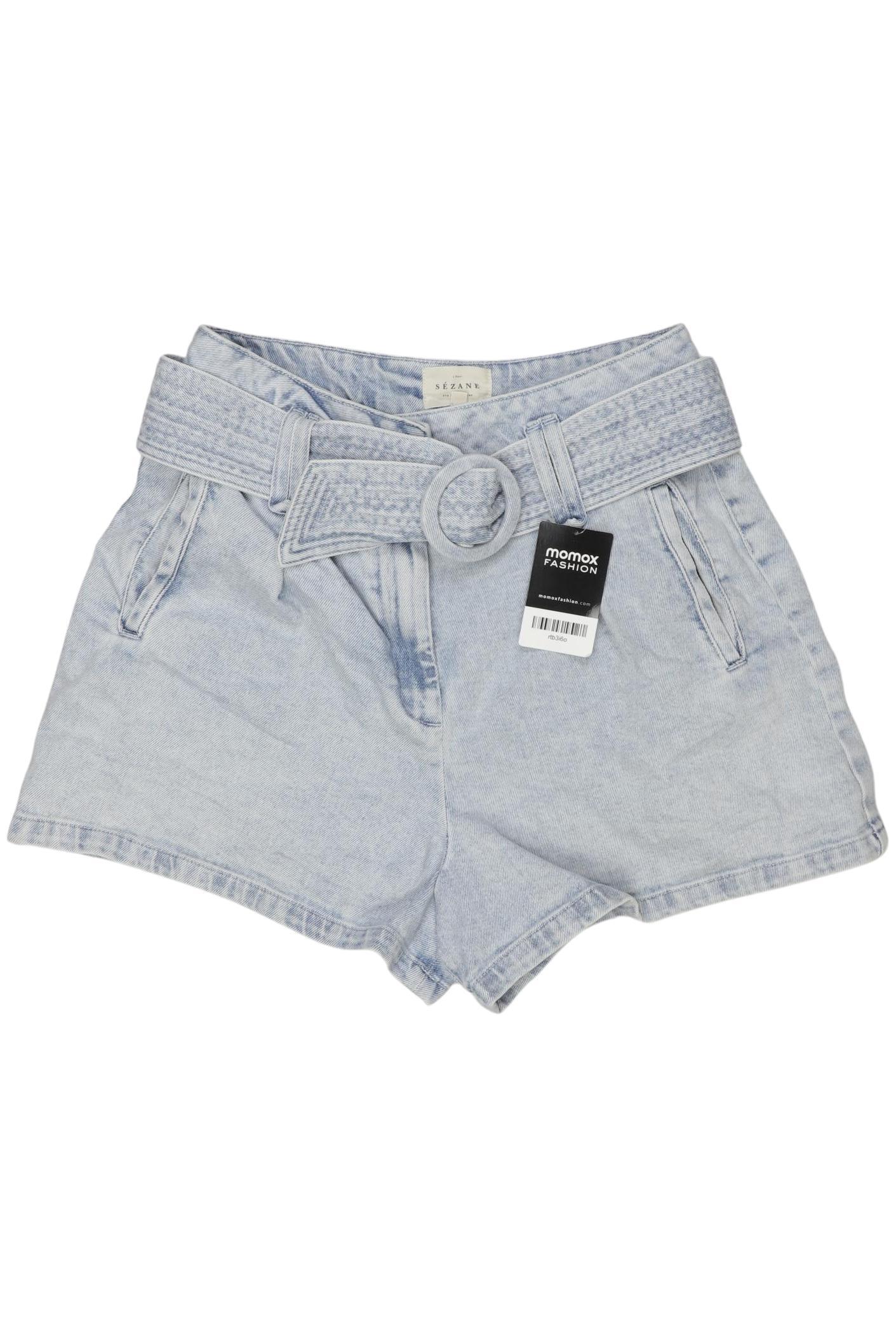 

Sezane Damen Shorts, hellblau, Gr. 38