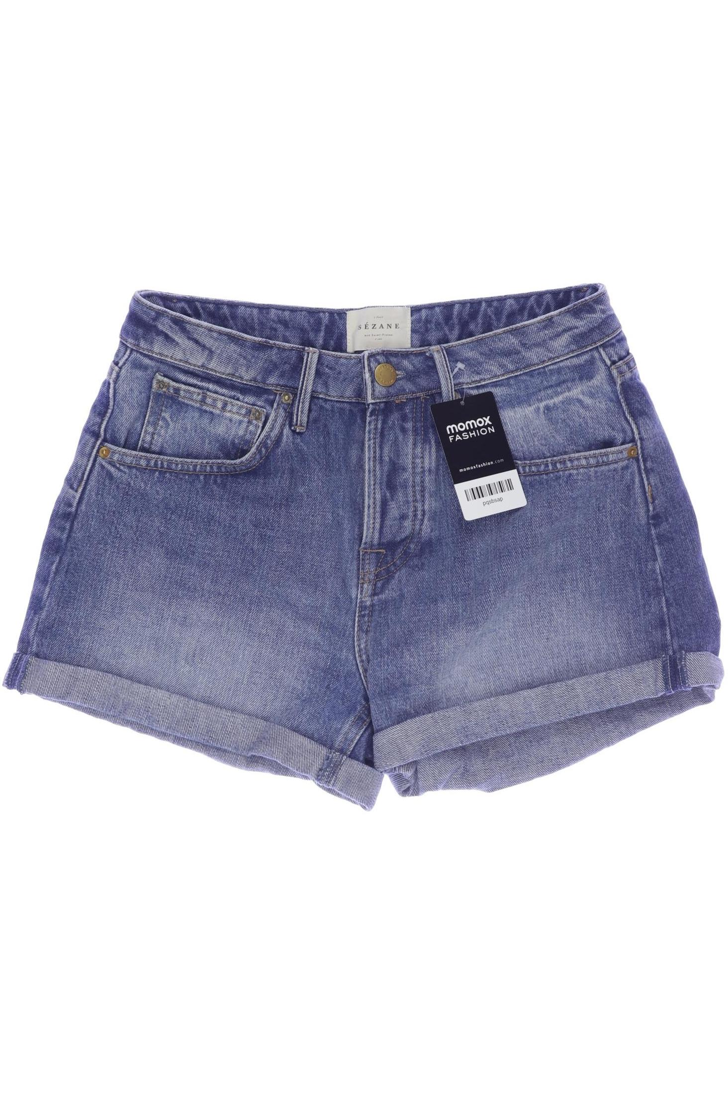 

Sezane Damen Shorts, blau, Gr. 34