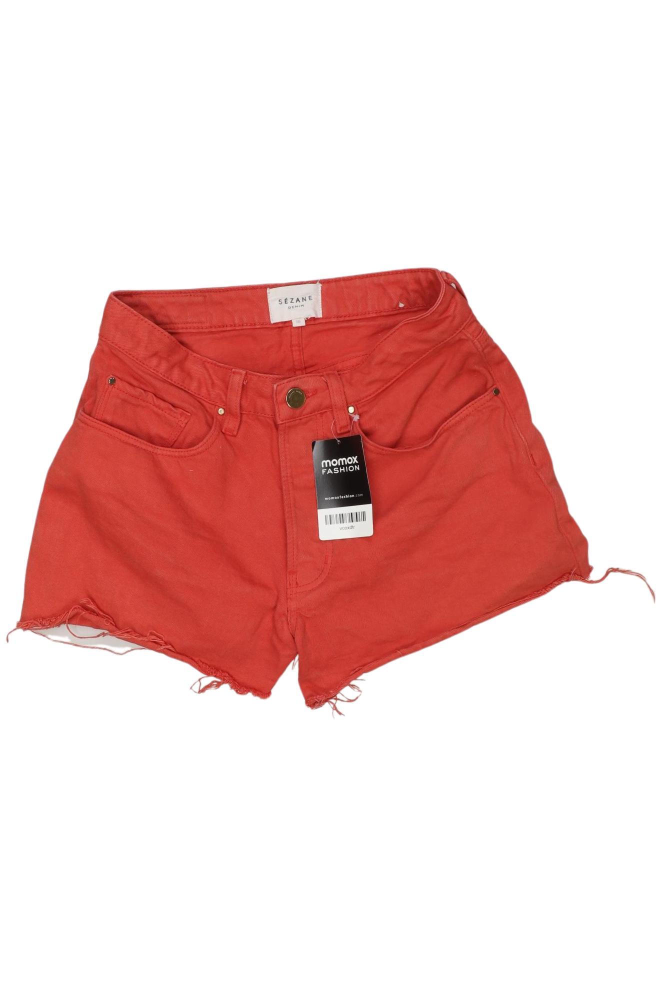 

Sezane Damen Shorts, rot, Gr. 36