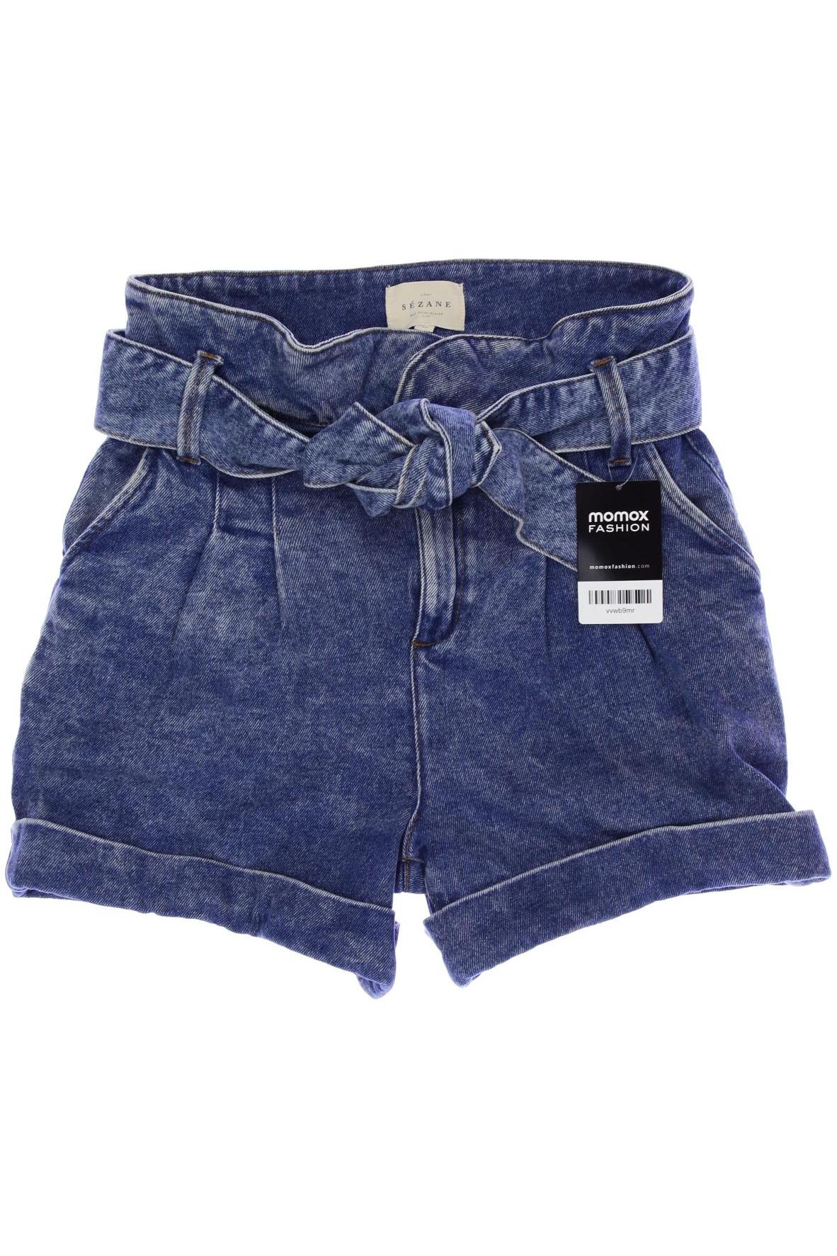 

Sezane Damen Shorts, blau, Gr. 34