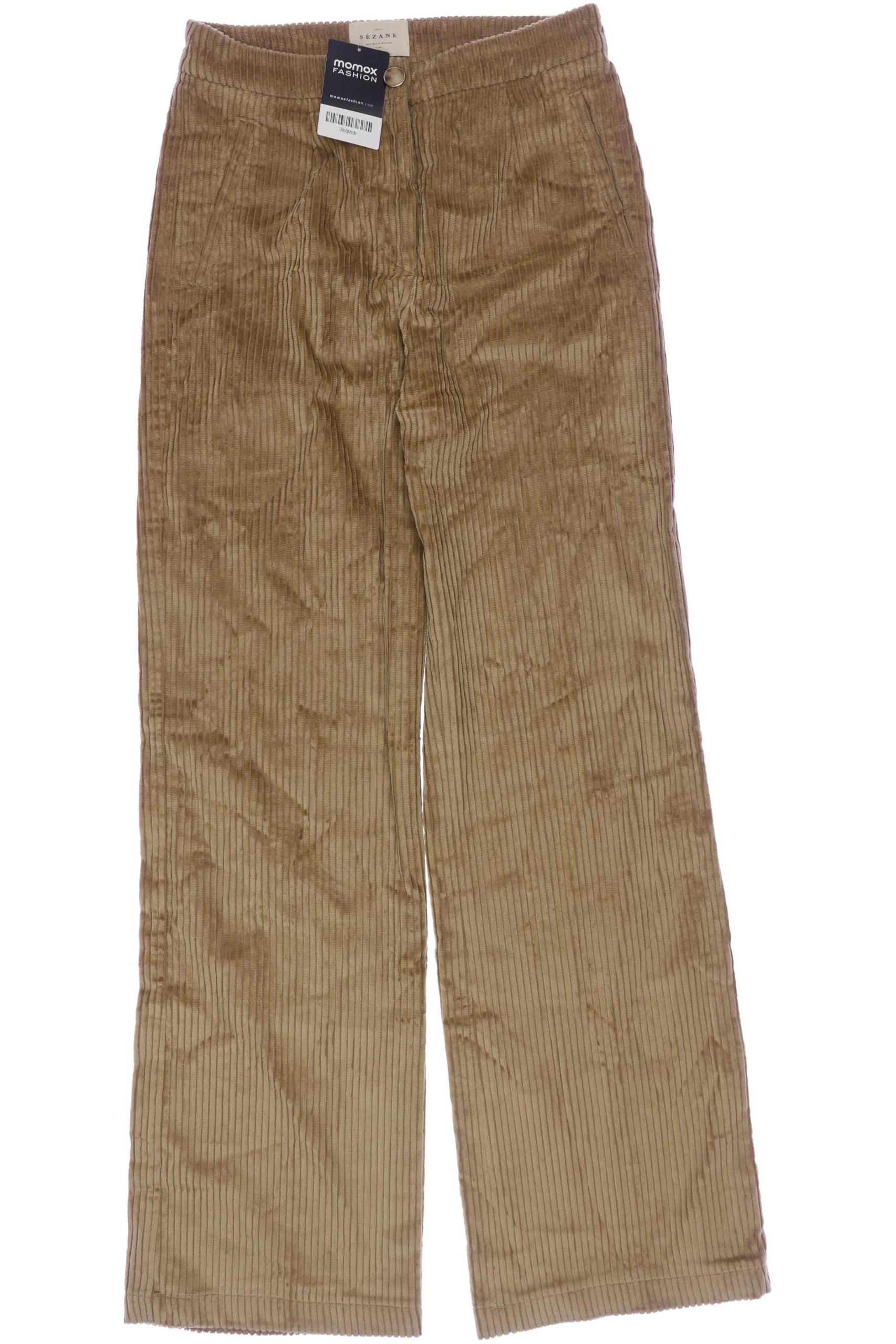 

Sezane Damen Stoffhose, beige, Gr. 36
