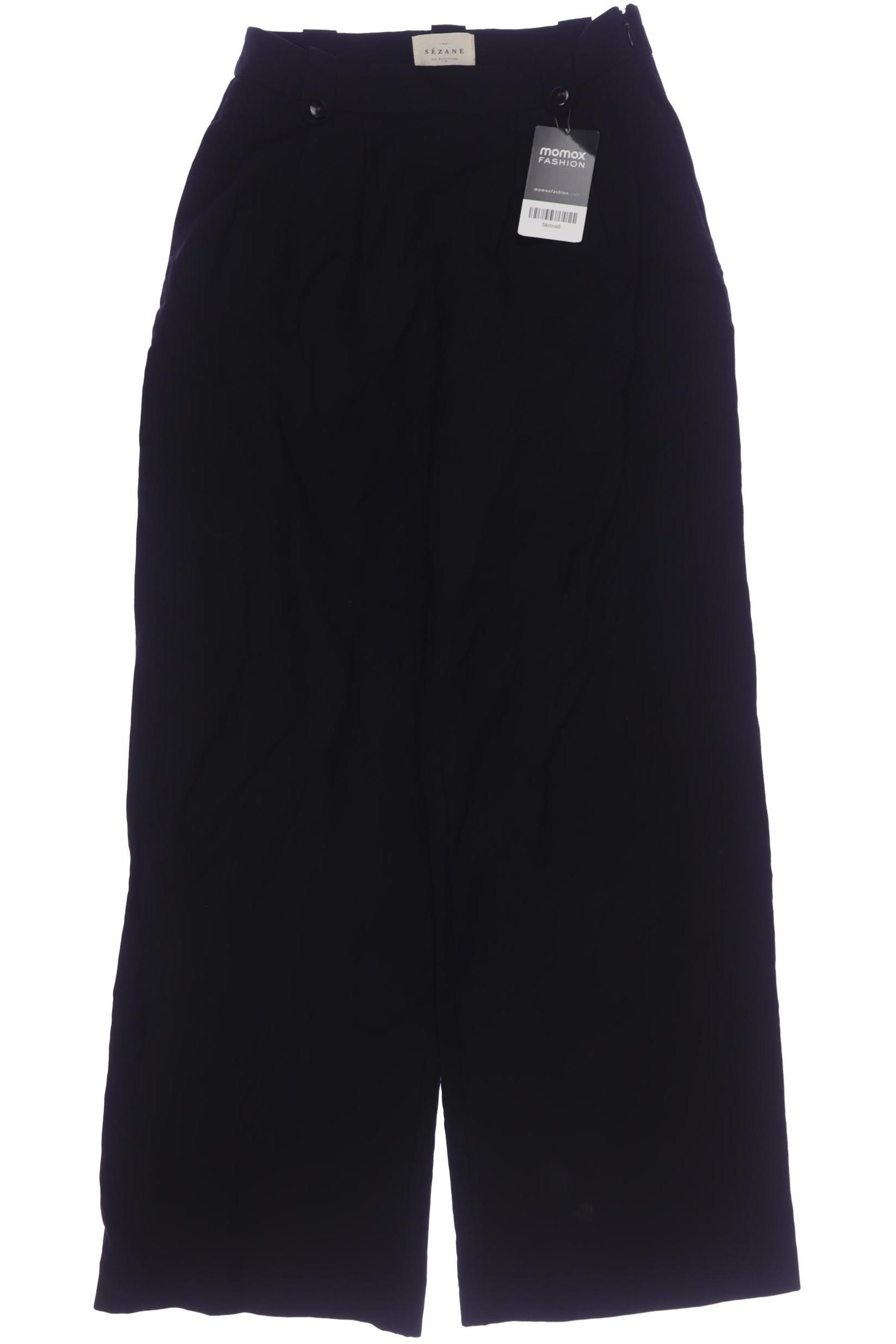 

Sezane Damen Stoffhose, schwarz, Gr. 34