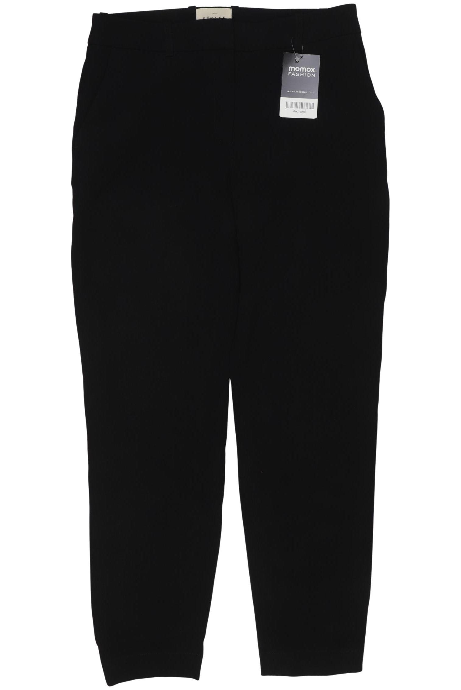 

Sezane Damen Stoffhose, schwarz, Gr. 36