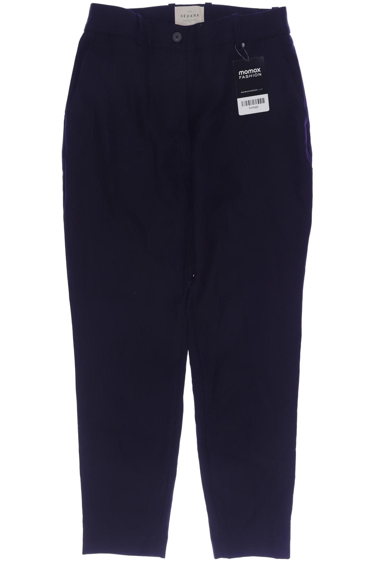 

Sezane Damen Stoffhose, marineblau, Gr. 34