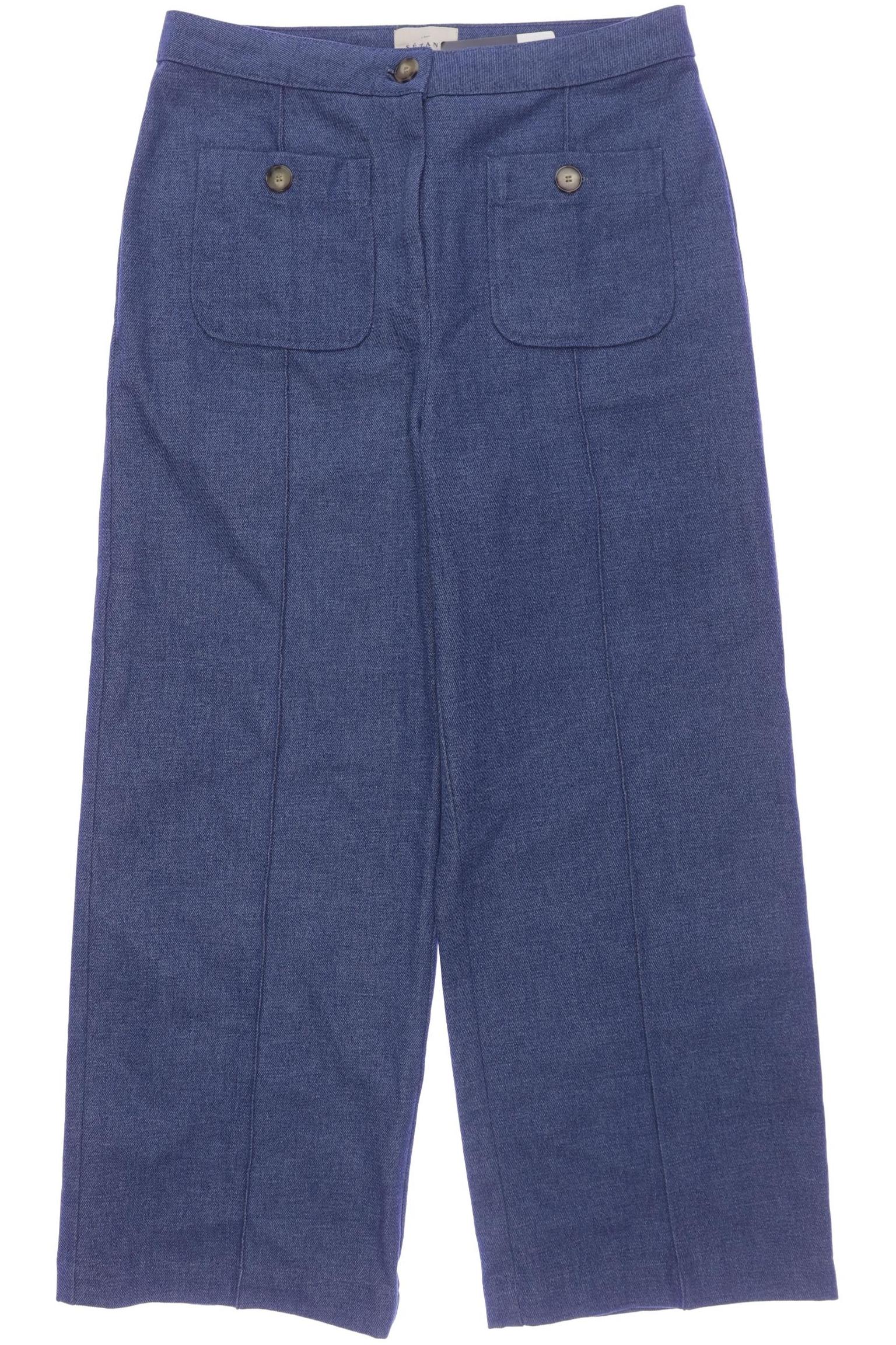

Sezane Damen Stoffhose, blau, Gr. 40
