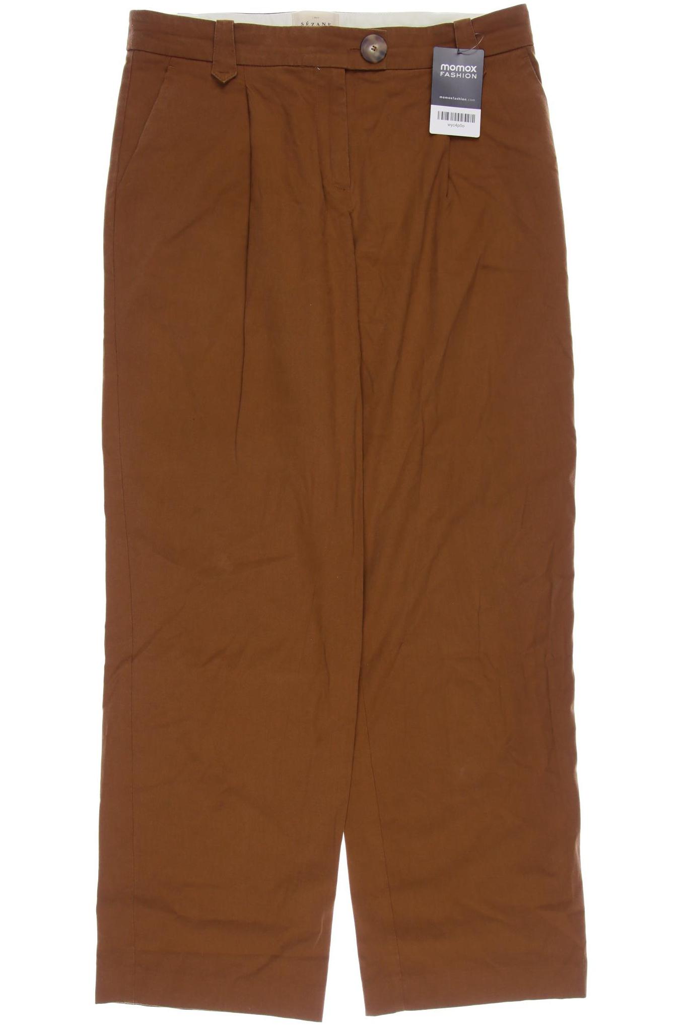 

Sezane Damen Stoffhose, braun