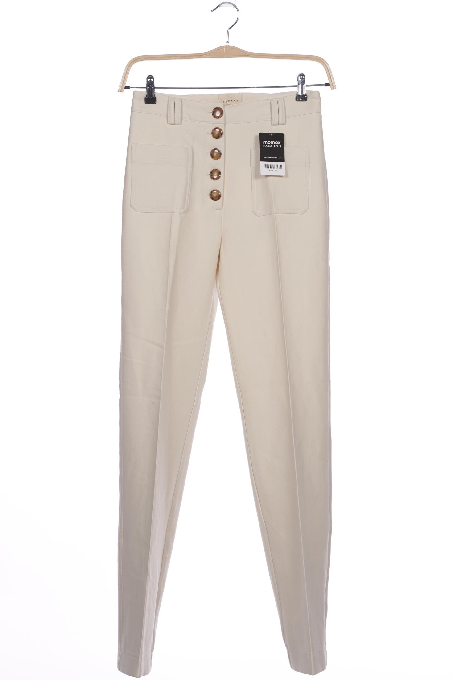 

Sezane Damen Stoffhose, cremeweiß, Gr. 38