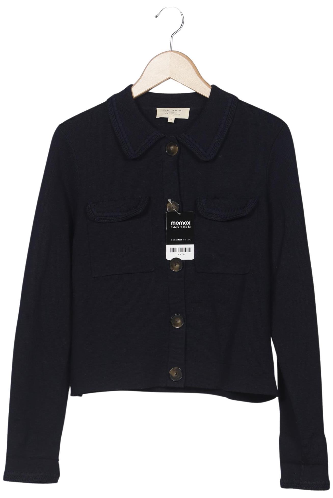 

Sezane Damen Strickjacke, marineblau, Gr. 38