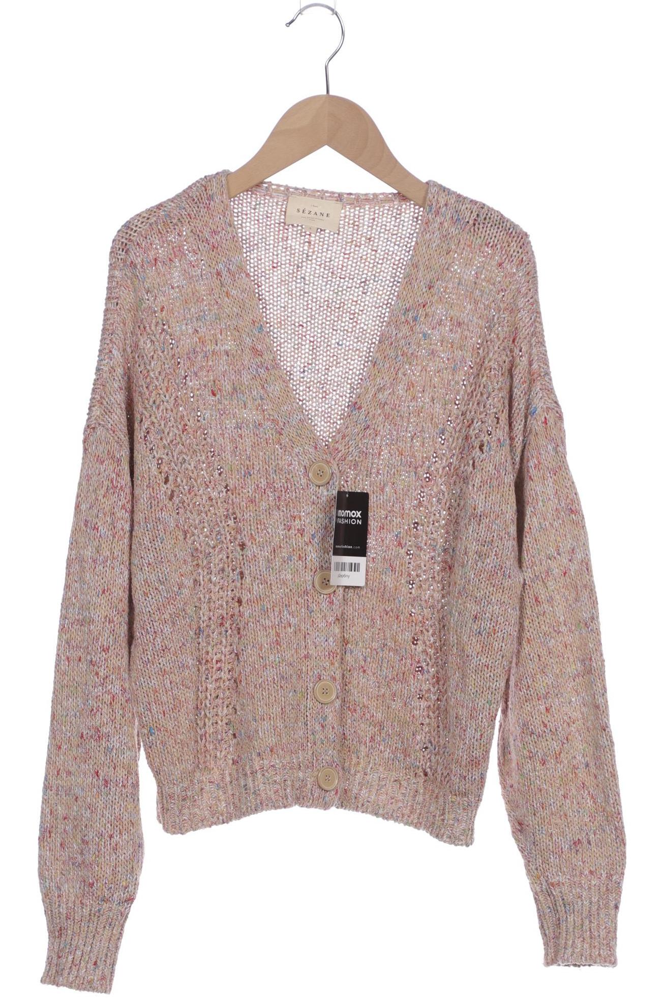 

Sezane Damen Strickjacke, beige, Gr. 36