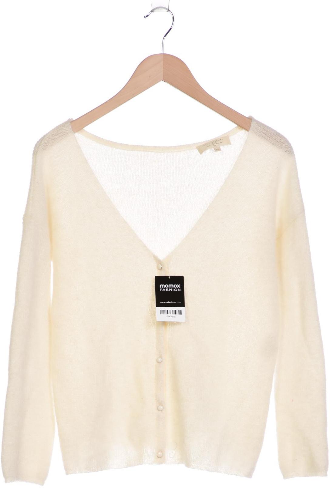 

Sezane Damen Strickjacke, weiß, Gr. 34