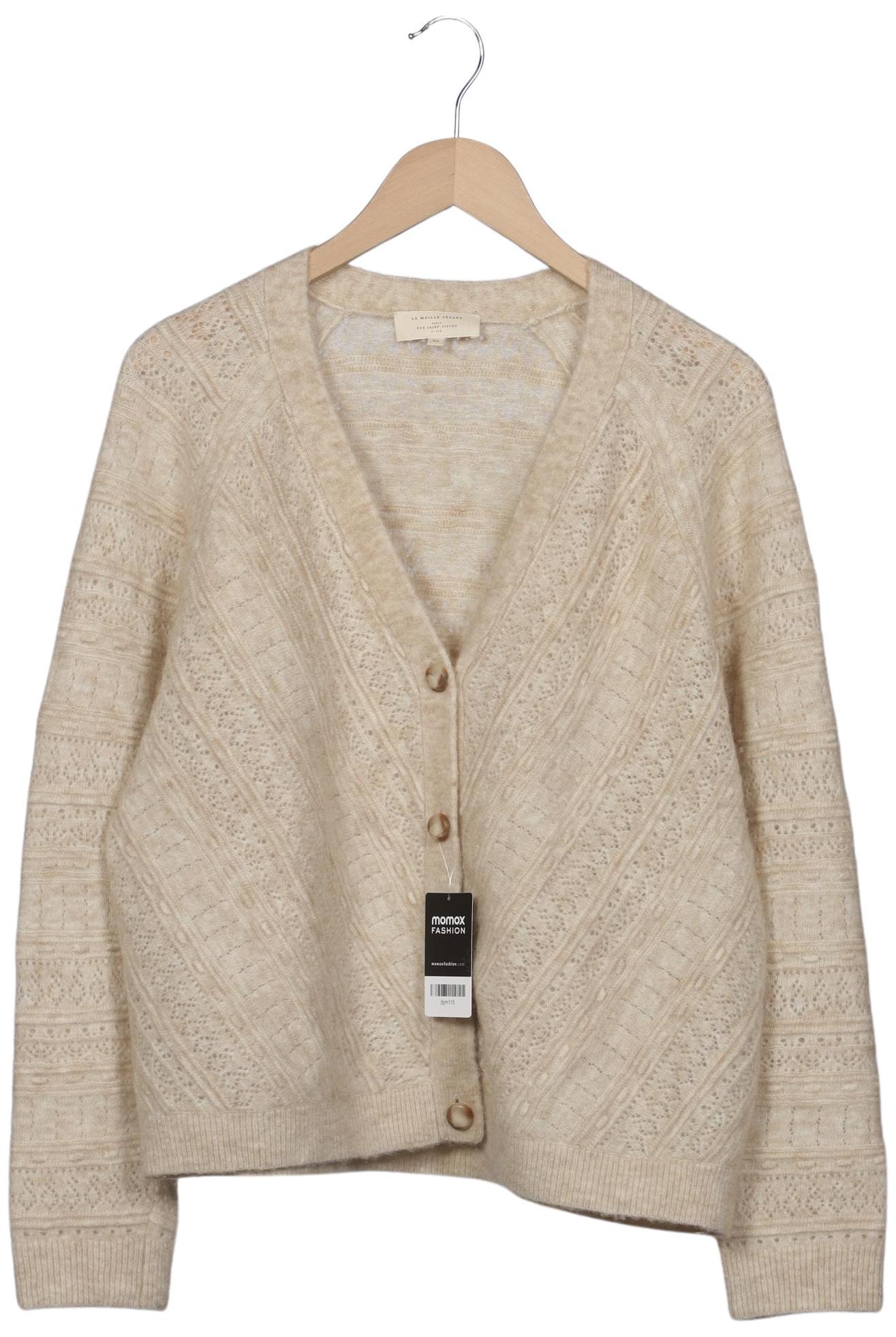 

Sezane Damen Strickjacke, beige, Gr. 44
