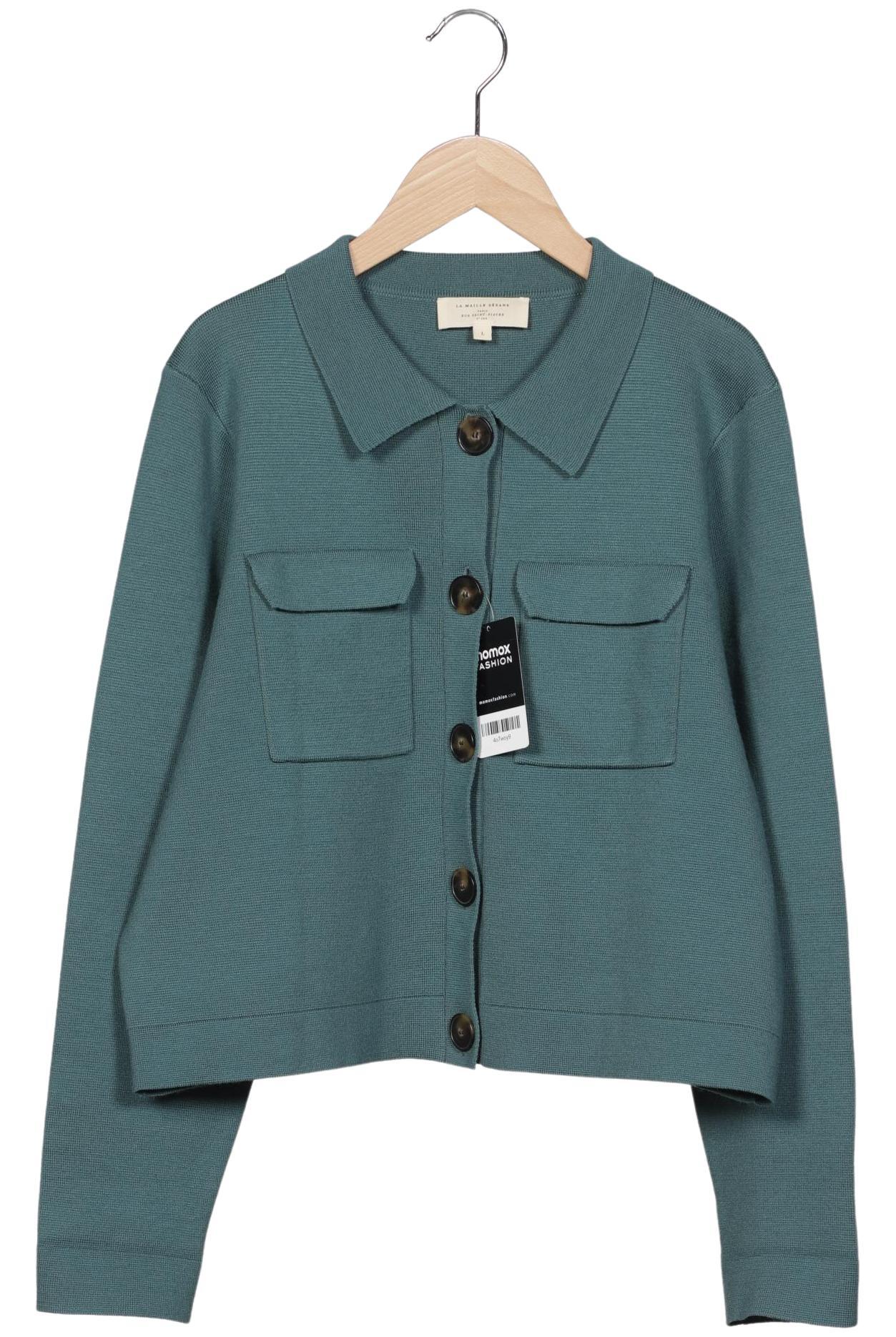 

Sezane Damen Strickjacke, türkis, Gr. 42