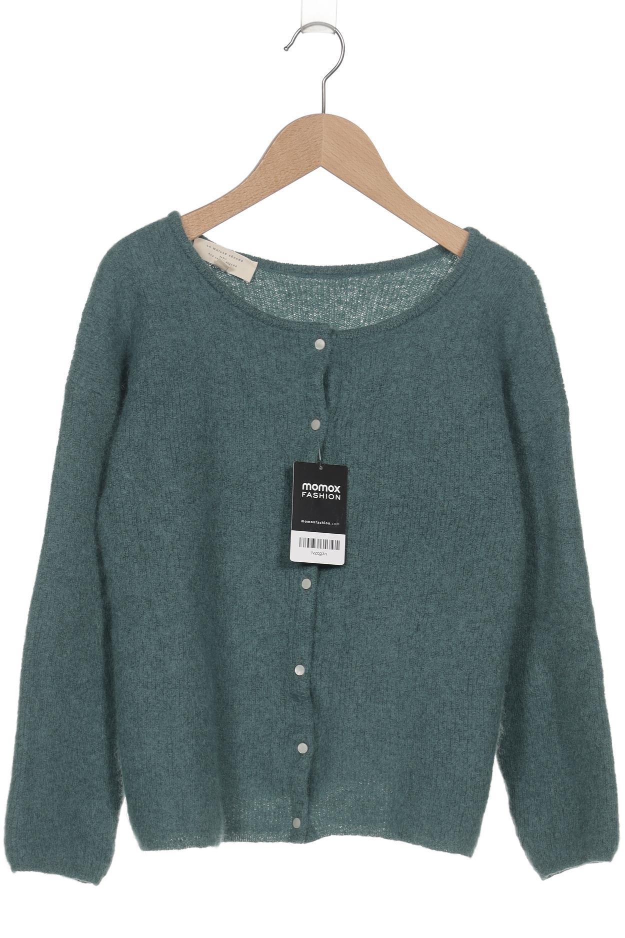 

Sezane Damen Strickjacke, türkis, Gr. 36