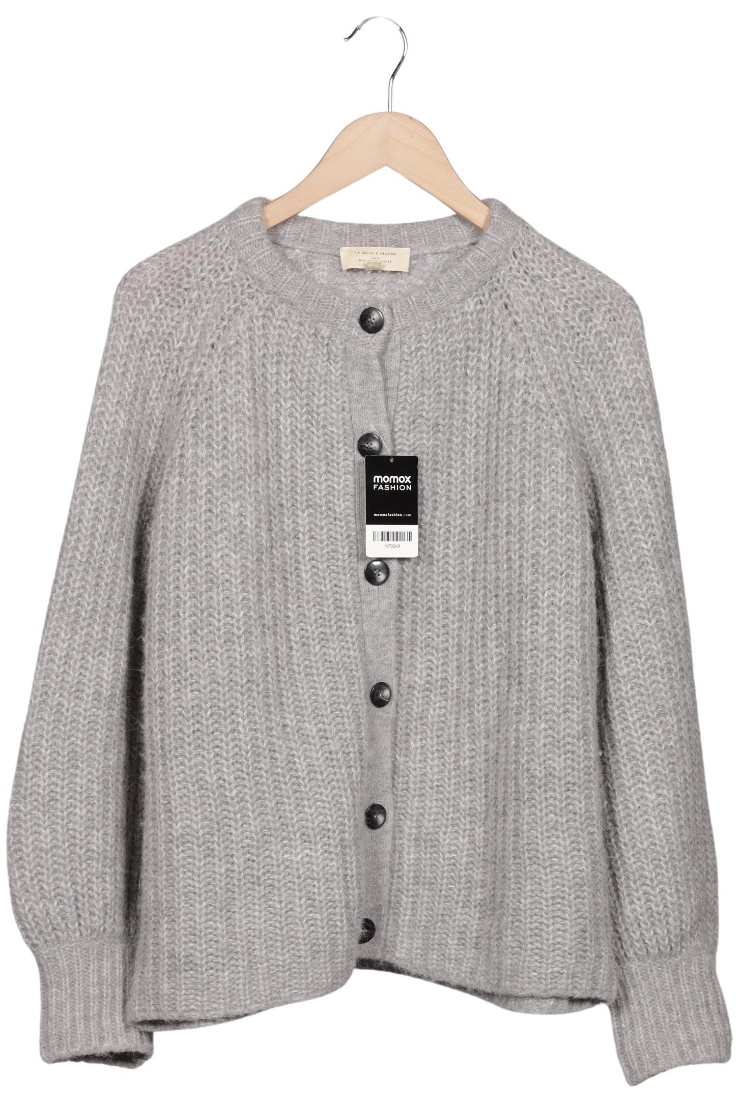 

Sezane Damen Strickjacke, grau, Gr. 44