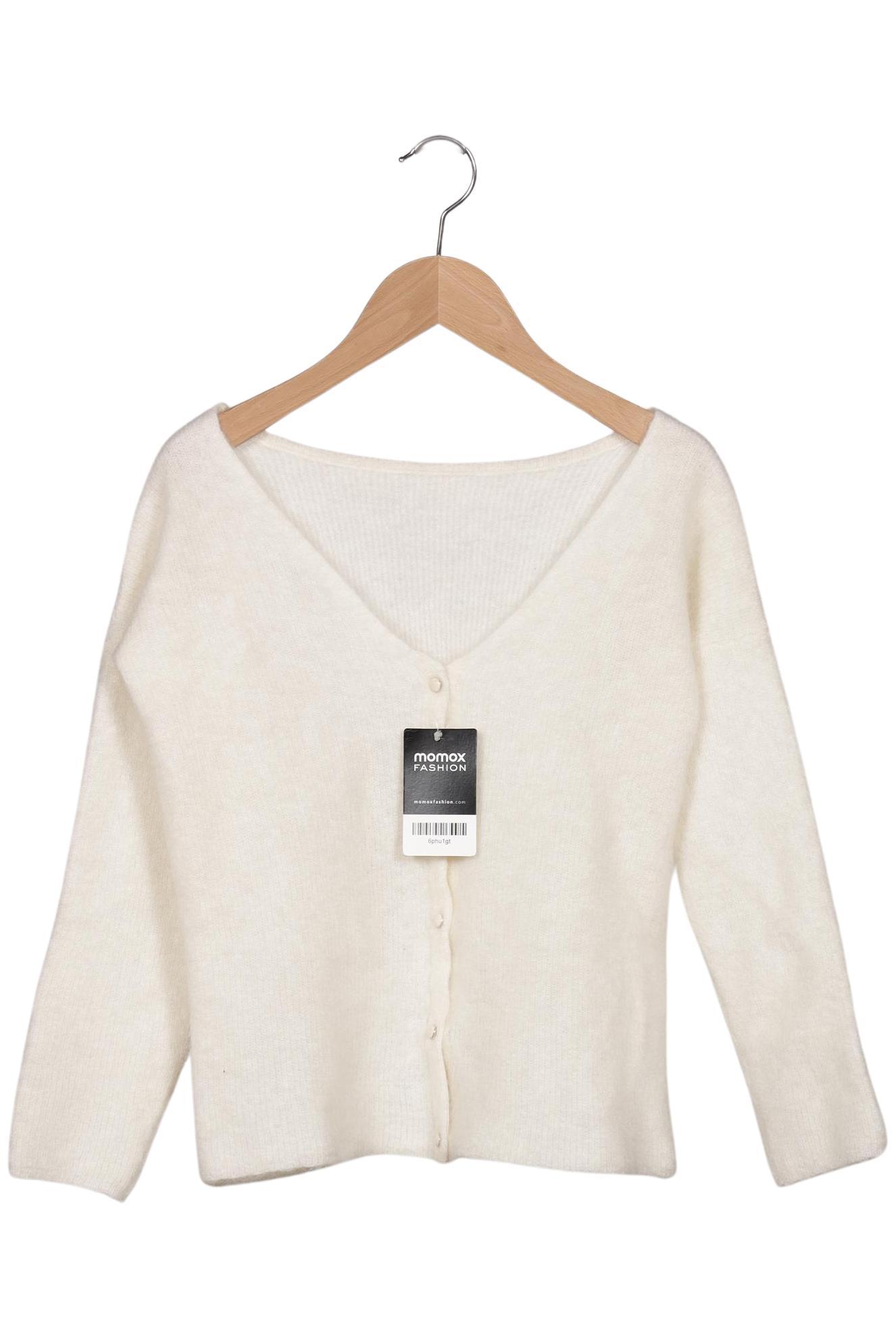 

Sezane Damen Strickjacke, weiß, Gr. 36