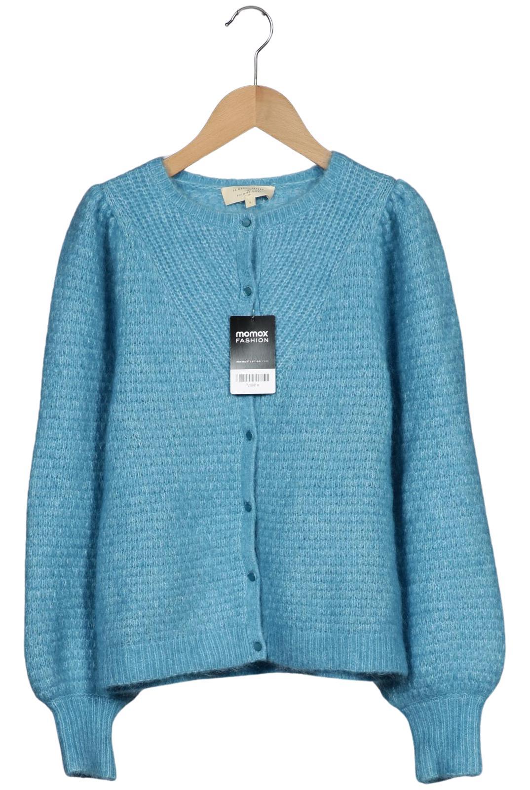 

Sezane Damen Strickjacke, hellblau, Gr. 36