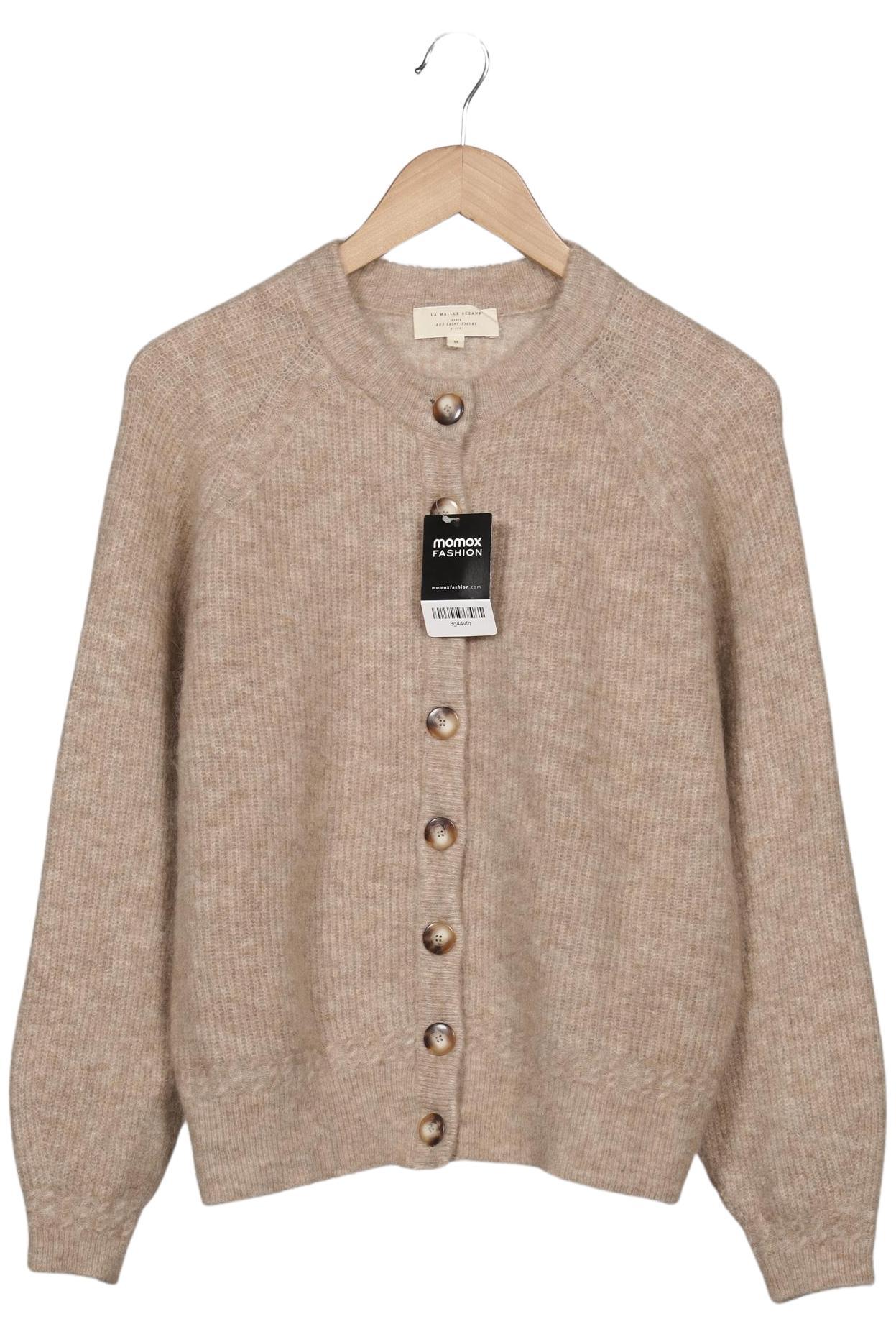 

Sezane Damen Strickjacke, beige, Gr. 38