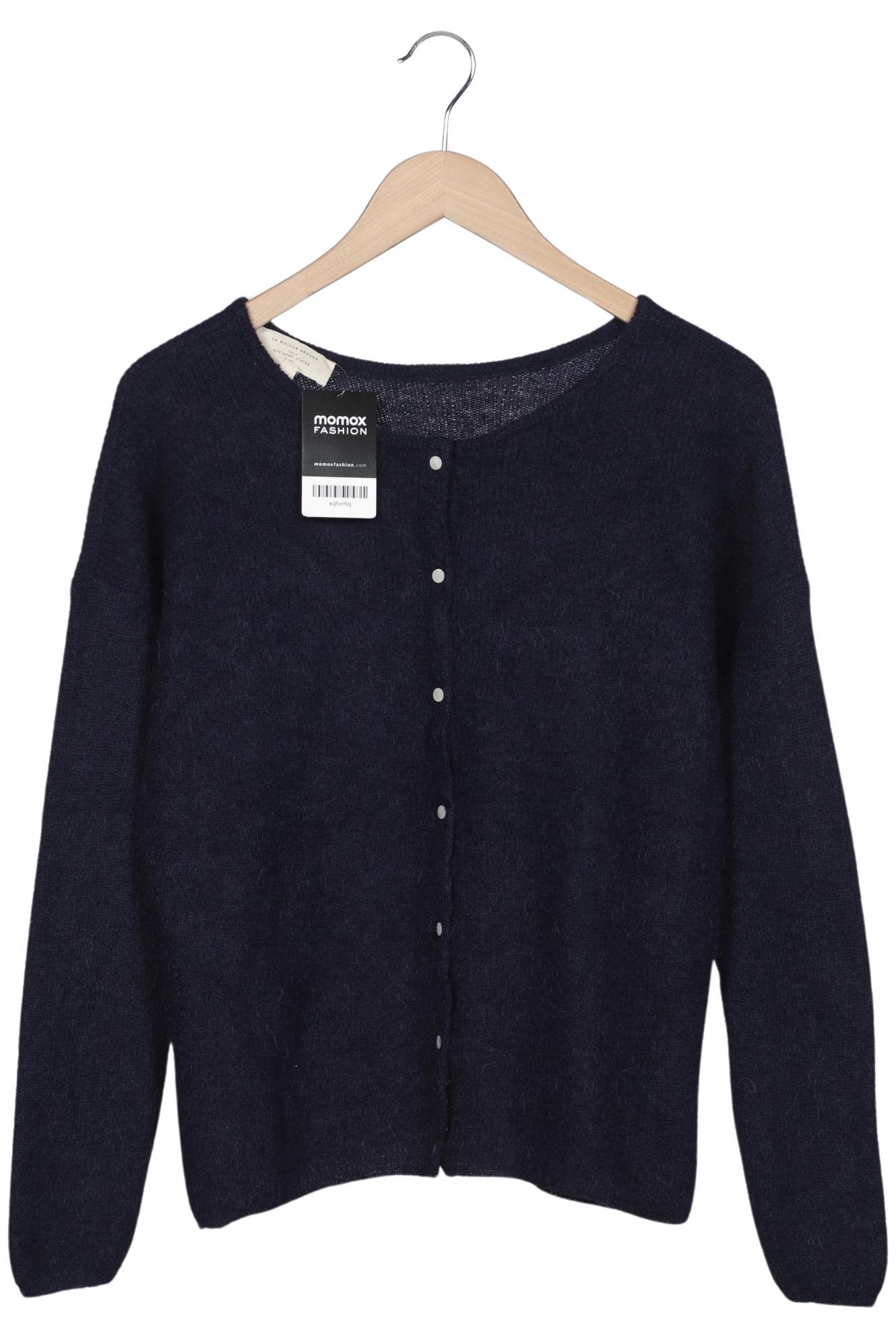 

Sezane Damen Strickjacke, marineblau, Gr. 38