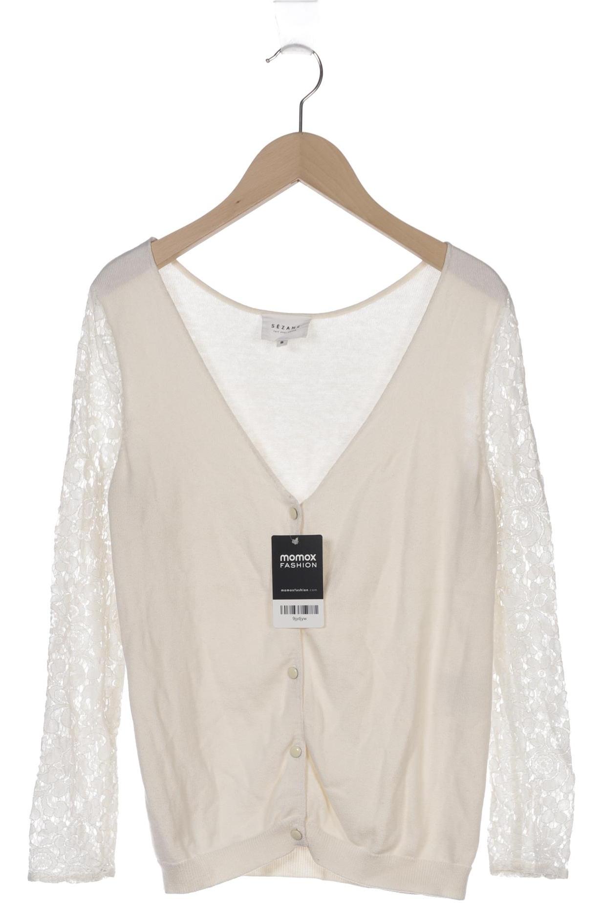 

Sezane Damen Strickjacke, beige, Gr. 36