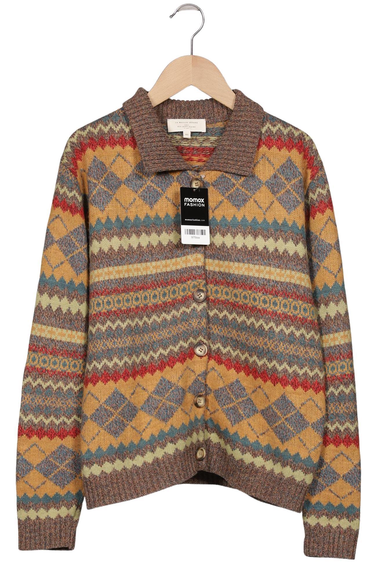 

Sezane Damen Strickjacke, mehrfarbig, Gr. 34