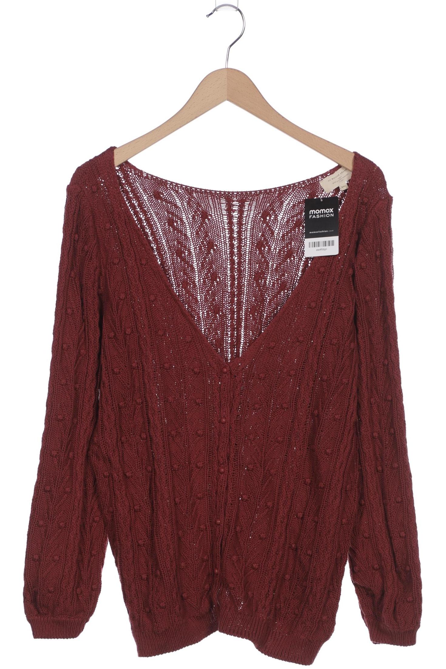 

Sezane Damen Strickjacke, bordeaux, Gr. 46