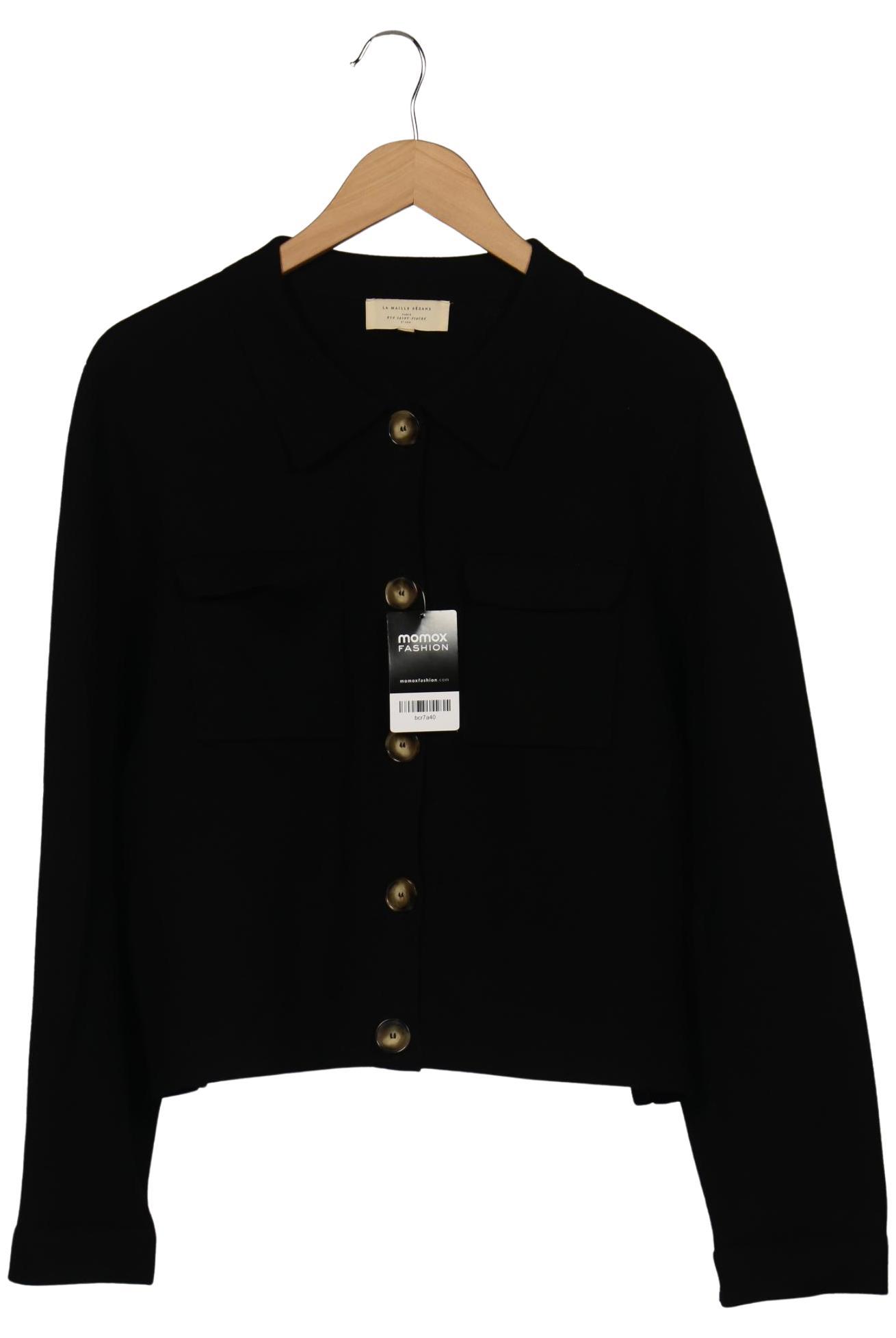 

Sezane Damen Strickjacke, schwarz, Gr. 48