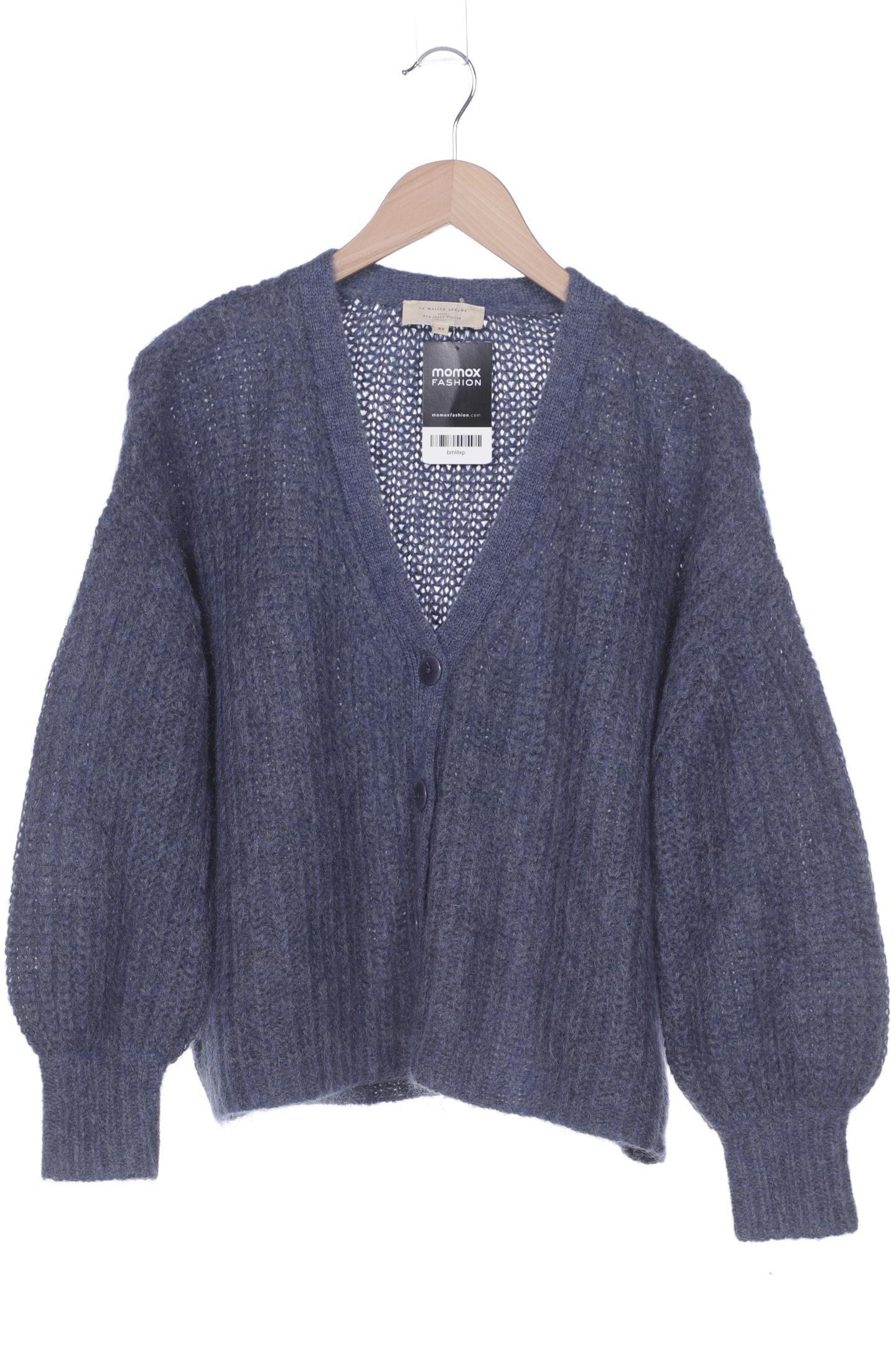 

Sezane Damen Strickjacke, blau, Gr. 34