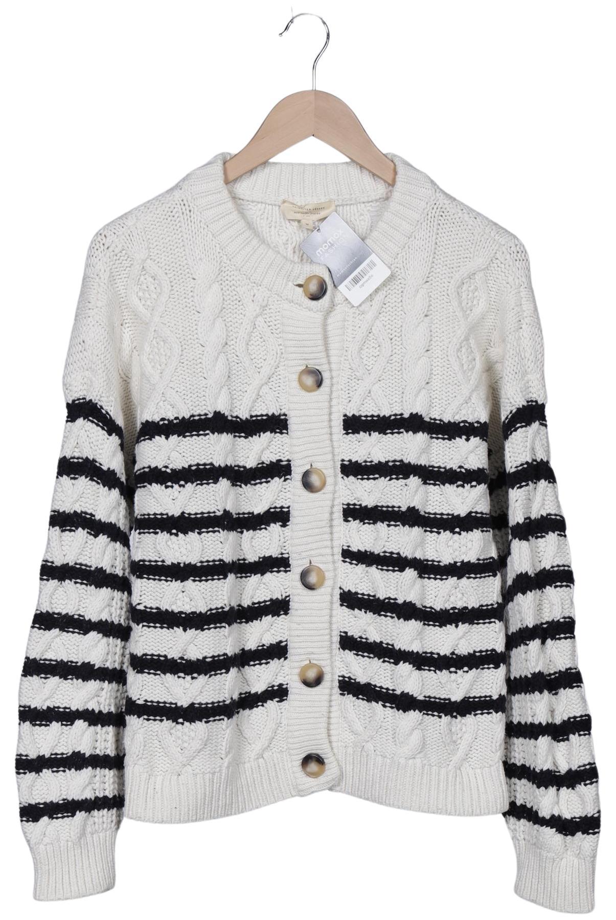 

Sezane Damen Strickjacke, weiß, Gr. 38
