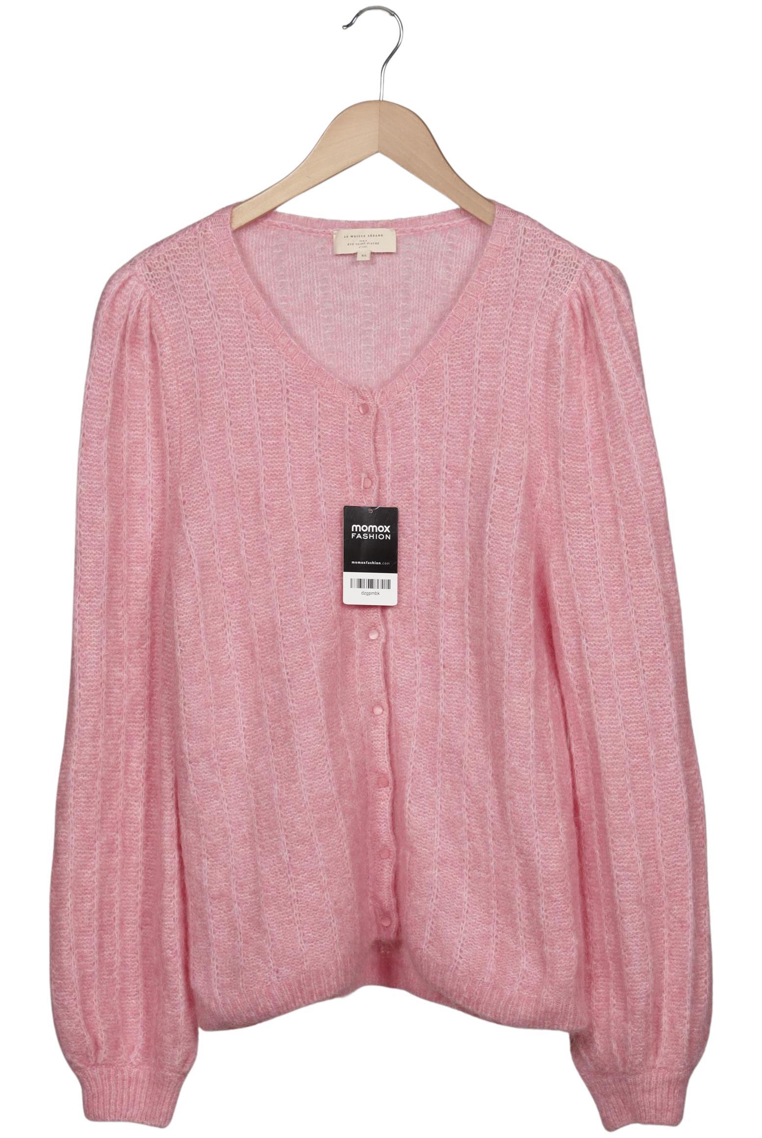 

Sezane Damen Strickjacke, pink, Gr. 44