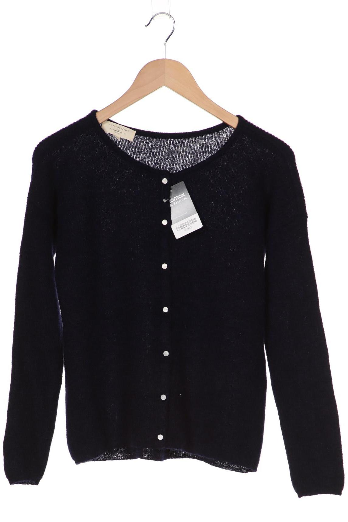 

Sezane Damen Strickjacke, marineblau, Gr. 34