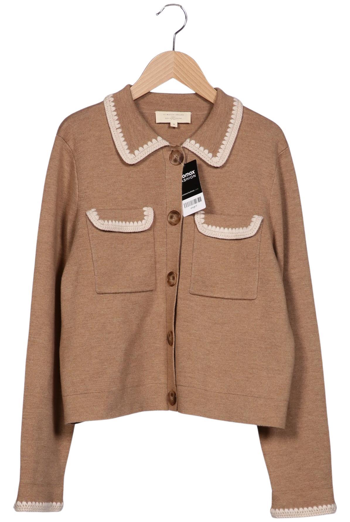 

Sezane Damen Strickjacke, beige, Gr. 38