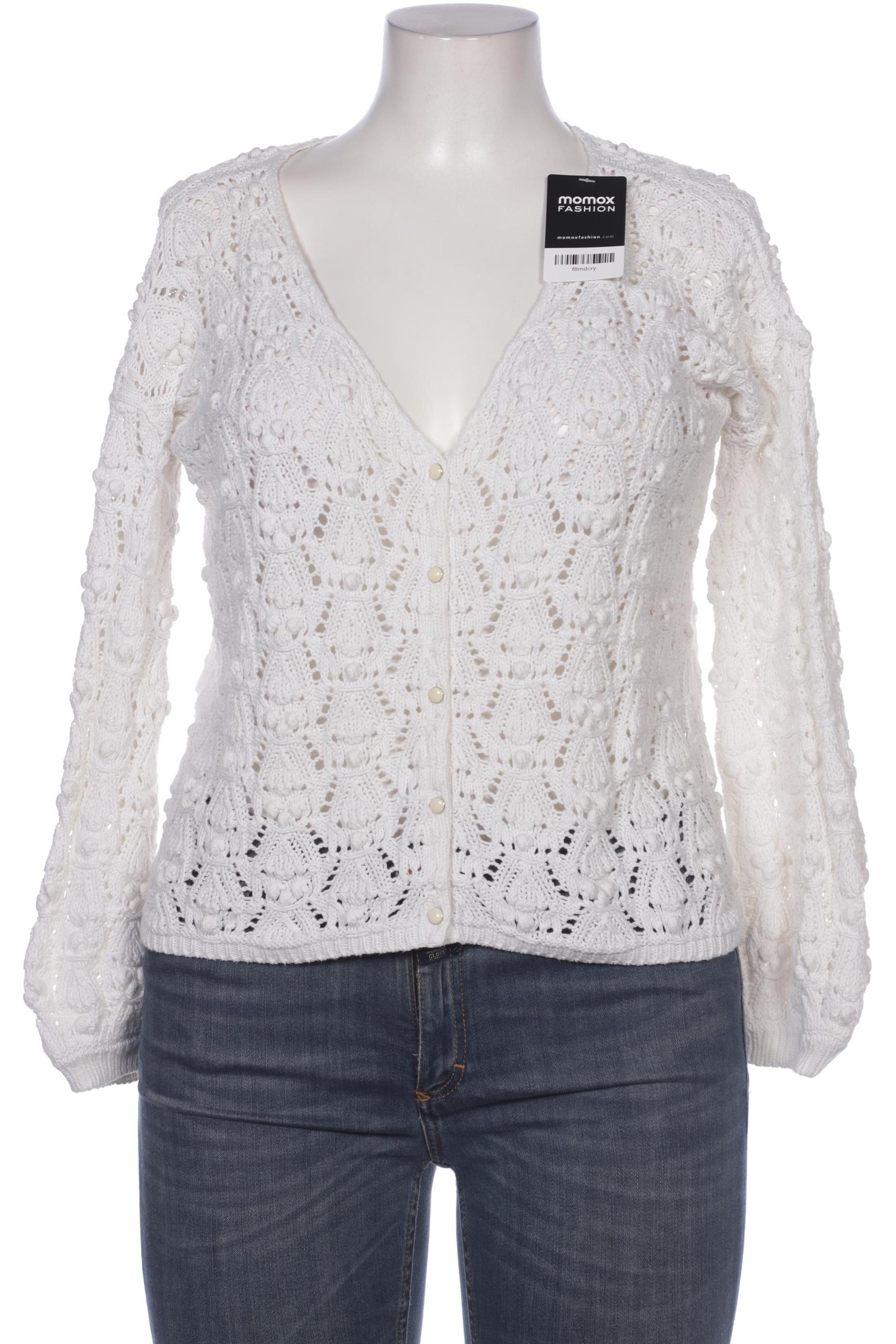 

Sezane Damen Strickjacke, weiß, Gr. 44