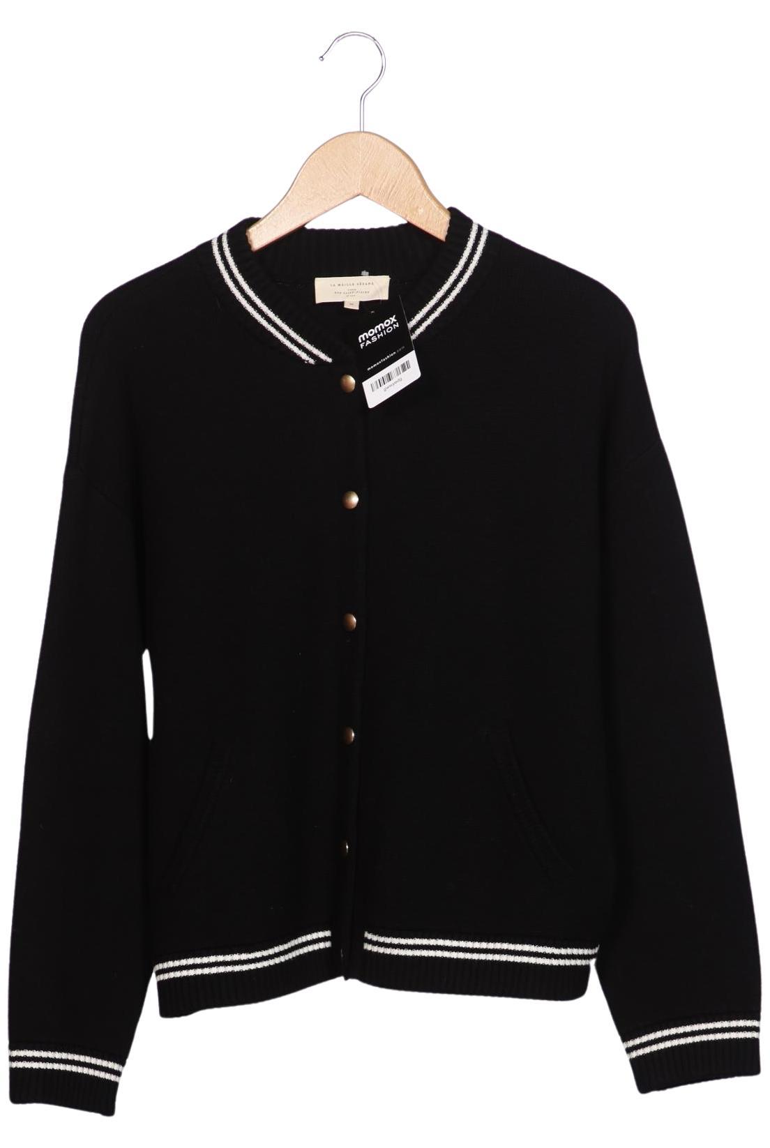 

Sezane Damen Strickjacke, schwarz, Gr. 38