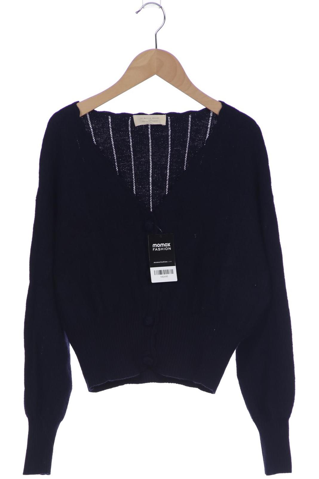 

Sezane Damen Strickjacke, marineblau, Gr. 38