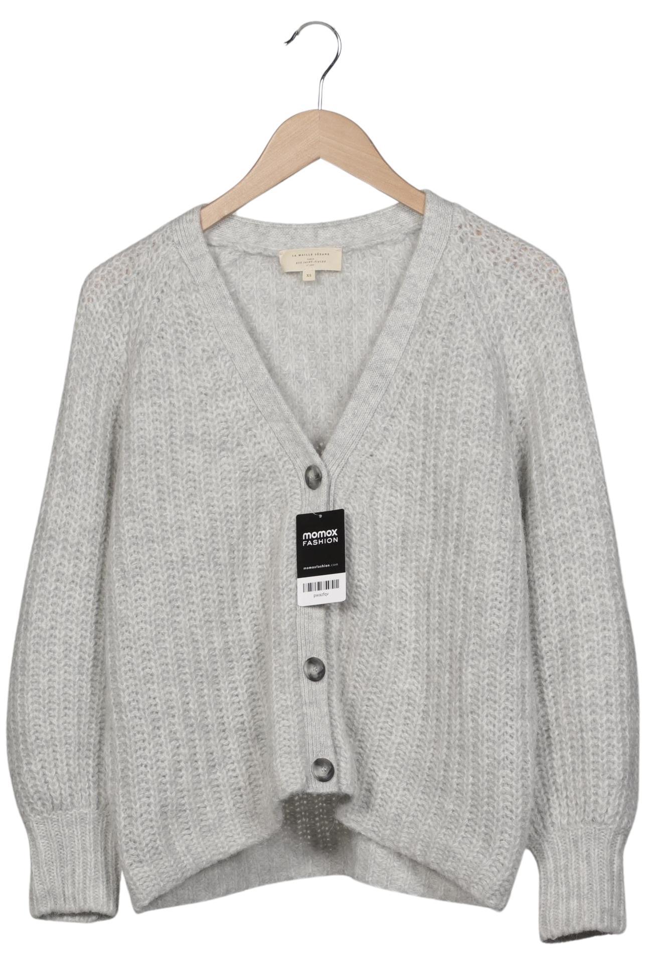 

Sezane Damen Strickjacke, grau, Gr. 34