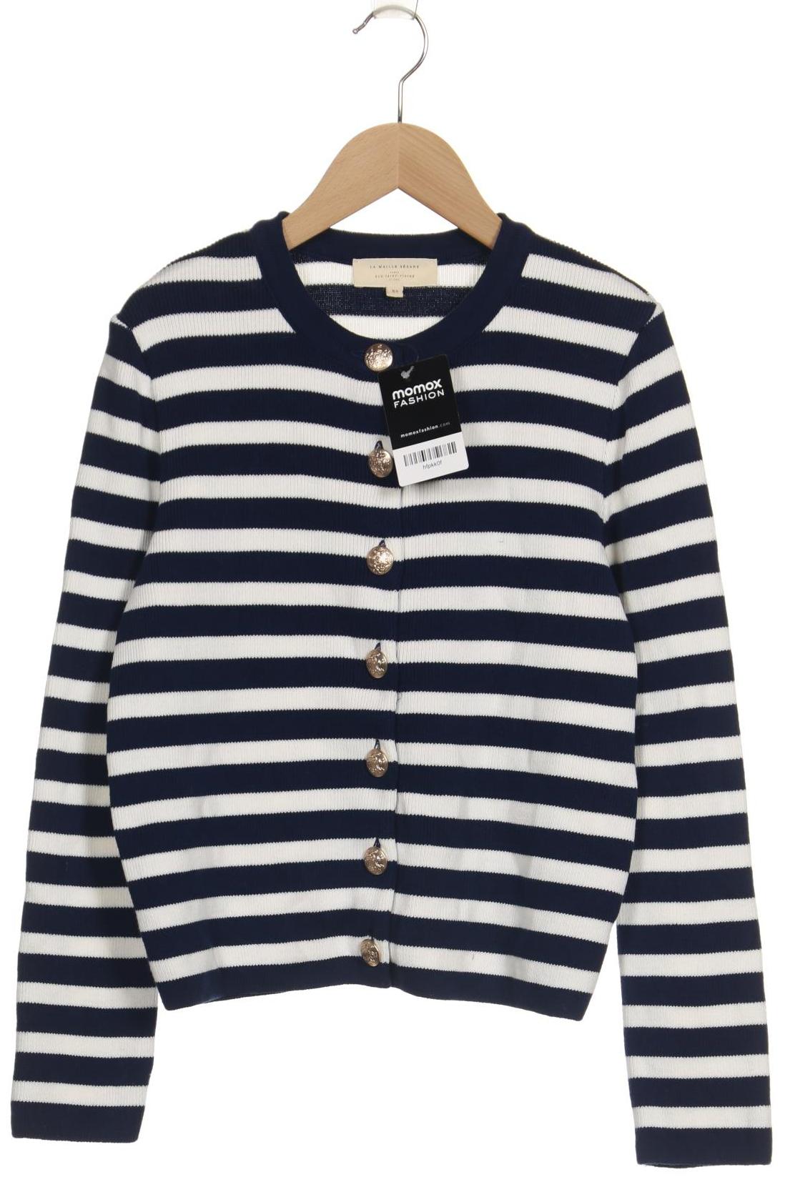 

Sezane Damen Strickjacke, marineblau, Gr. 34