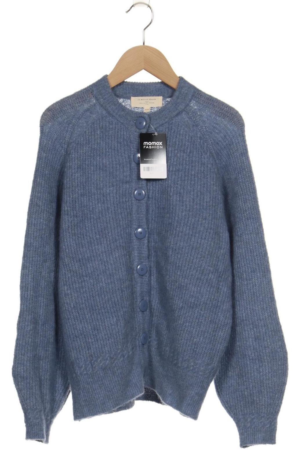 

Sezane Damen Strickjacke, blau, Gr. 46