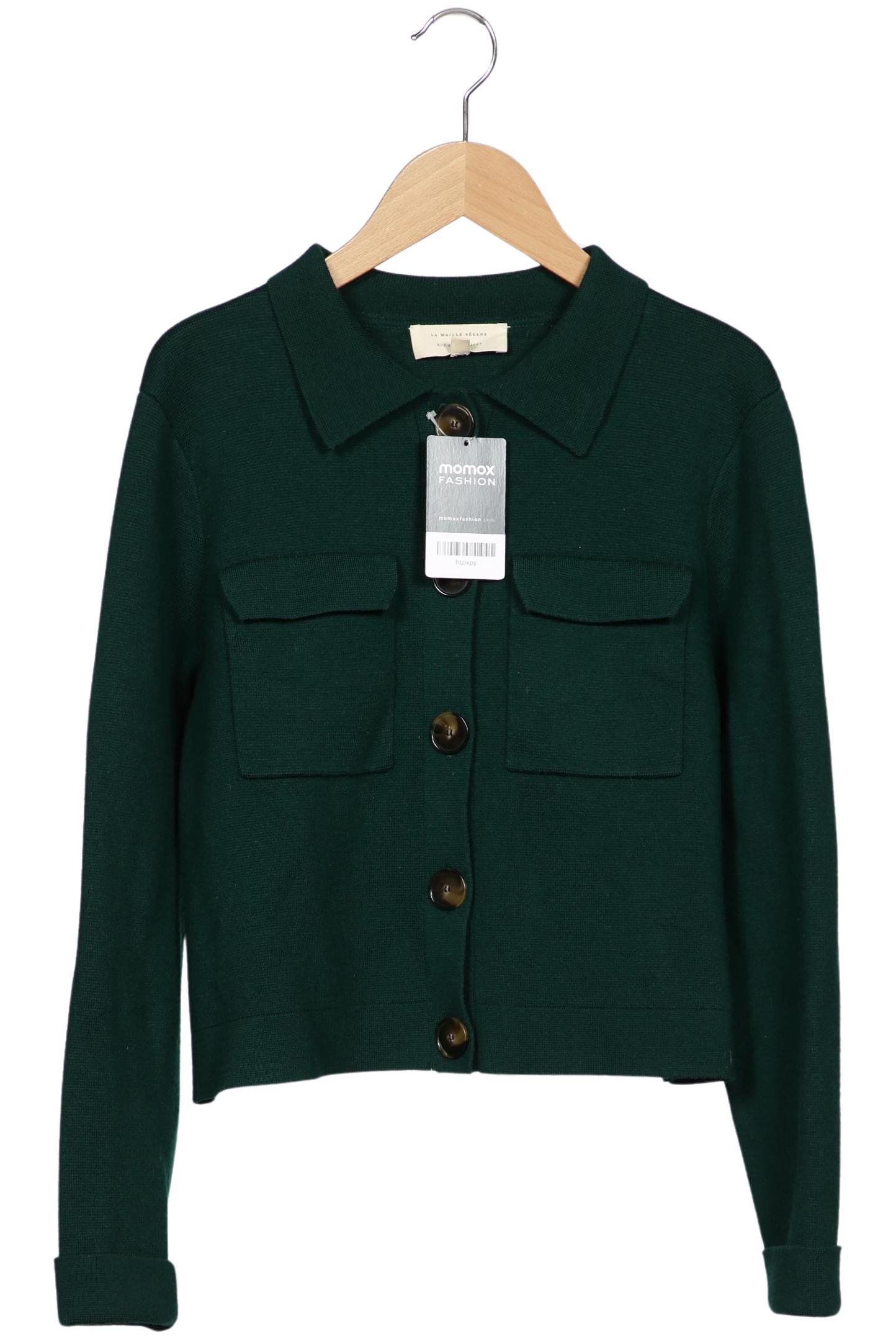 

Sezane Damen Strickjacke, grün, Gr. 36